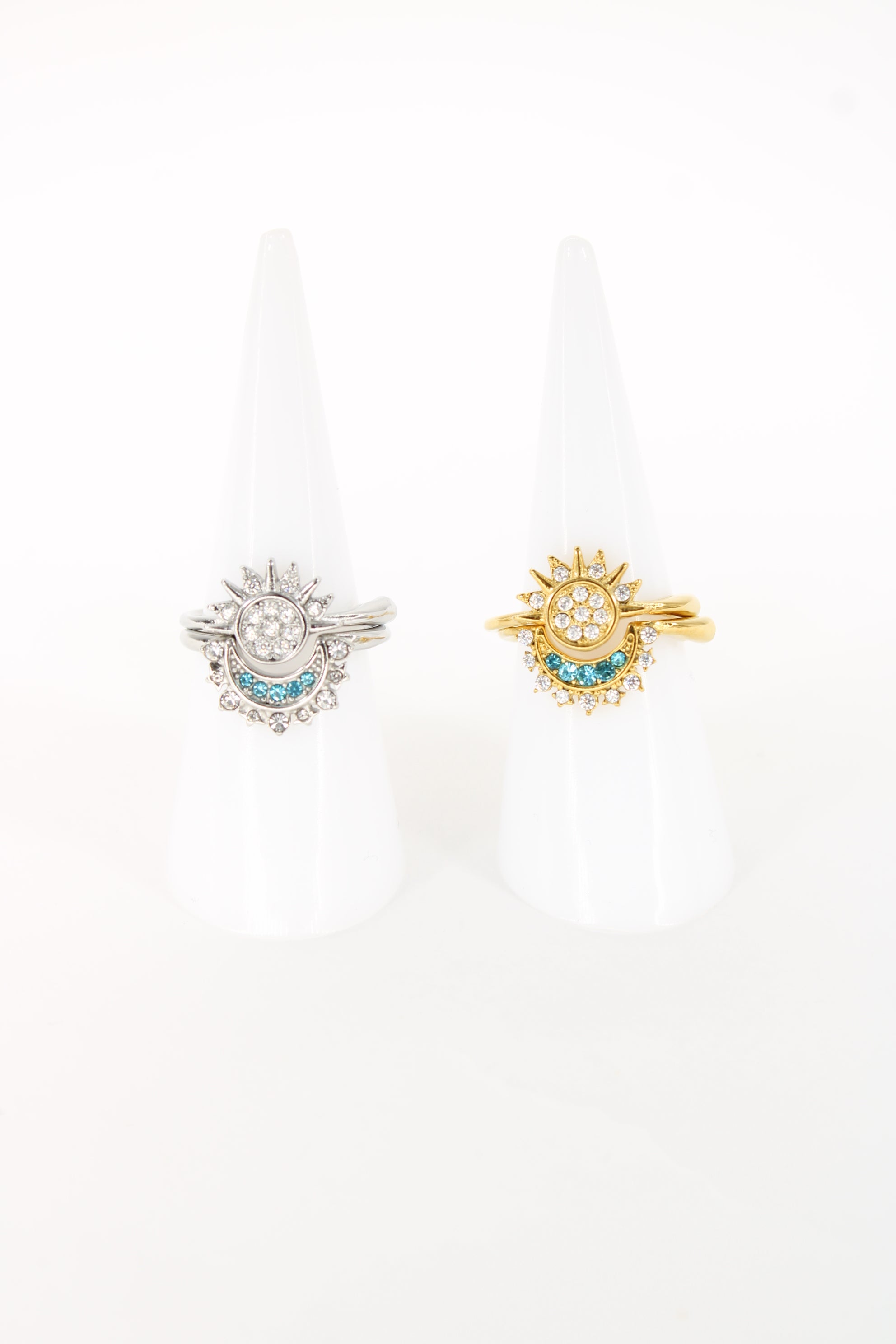 ✨ Bague Laïla – Soleil & Lune ✨