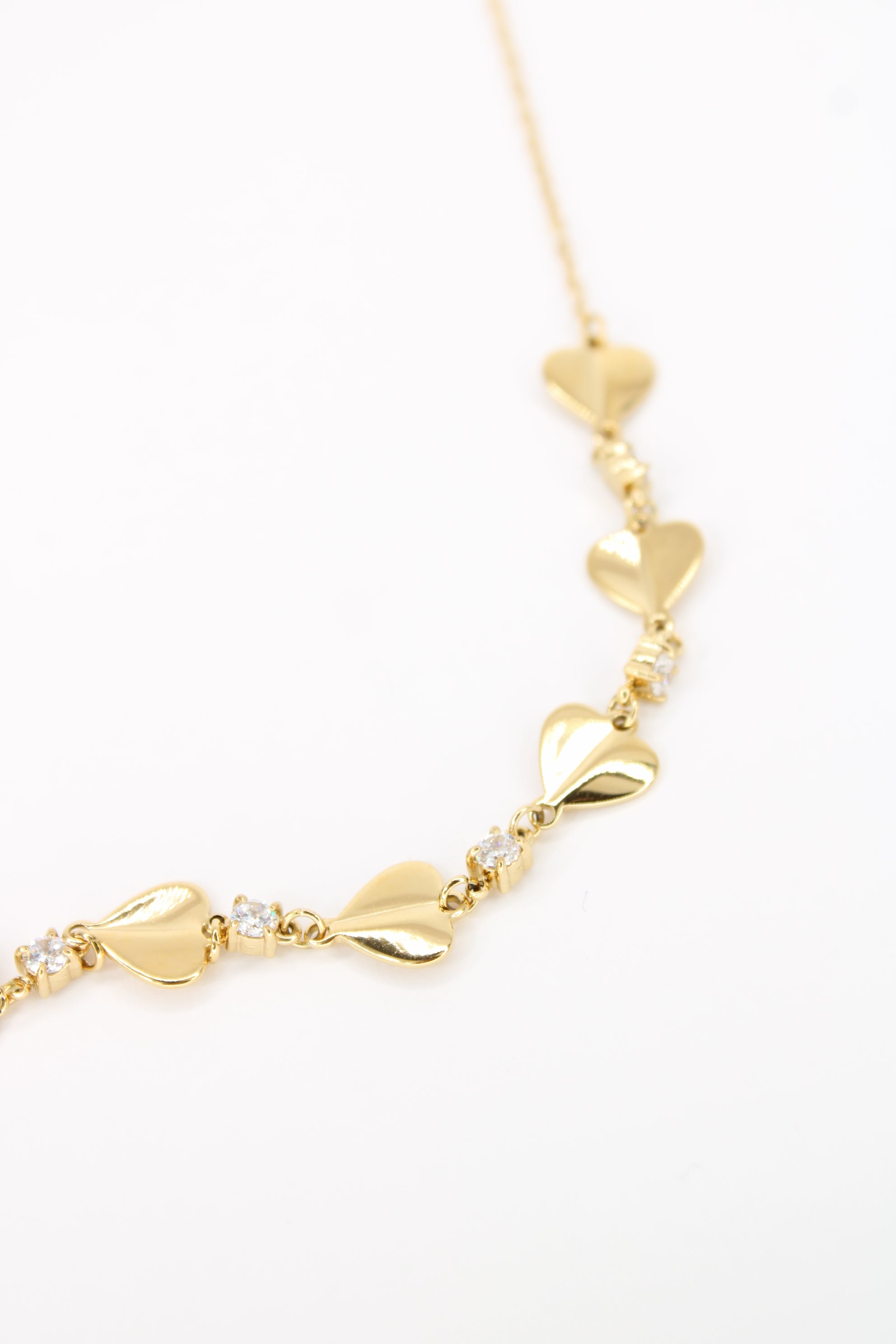 ✨ Collier Amoria – Collier Long à Coeur en Acier Inoxydable