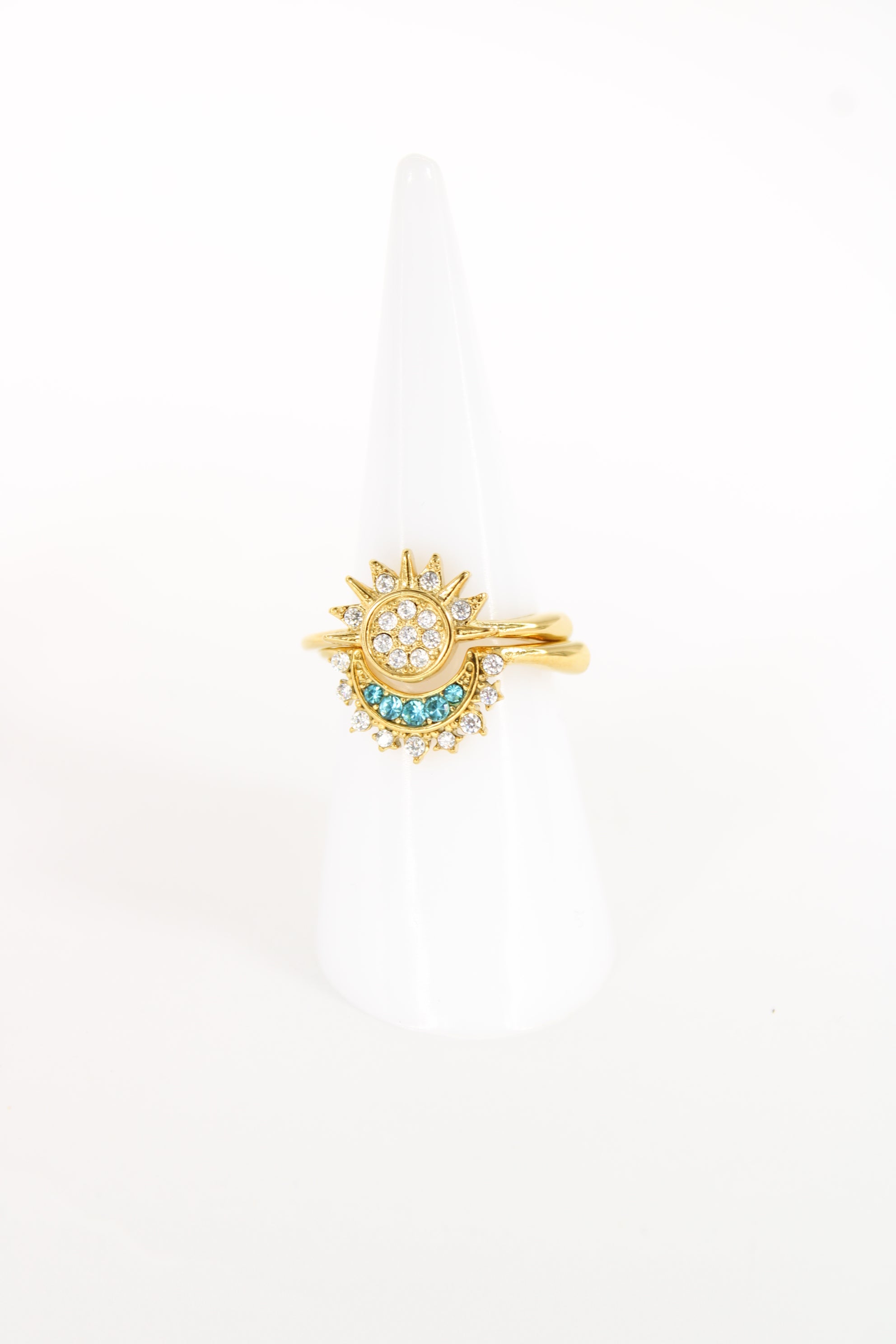 ✨ Bague Laïla – Soleil & Lune ✨