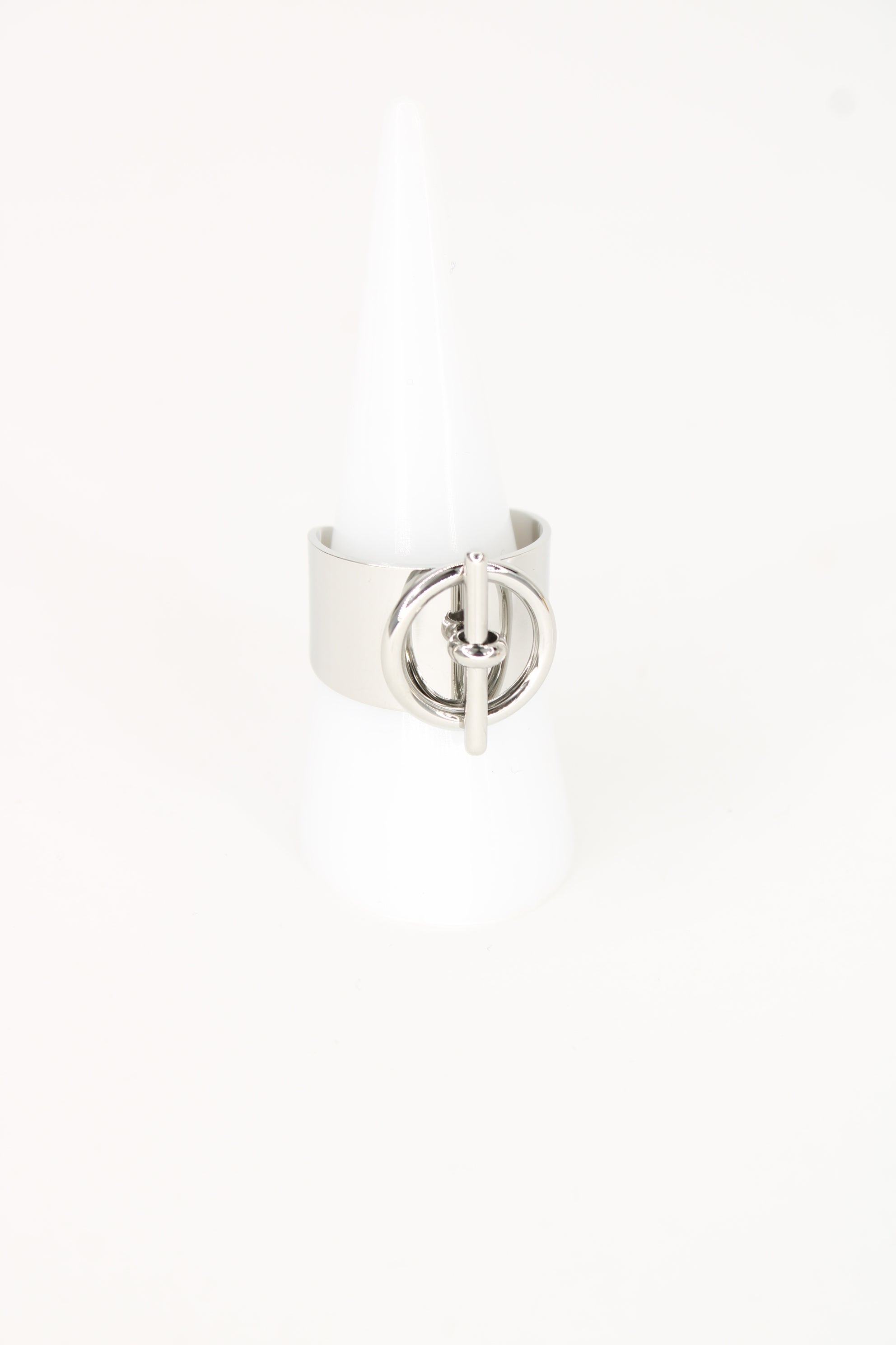 Bague Lénie – Bague Femme Graphique & Moderne en Acier Inoxydable