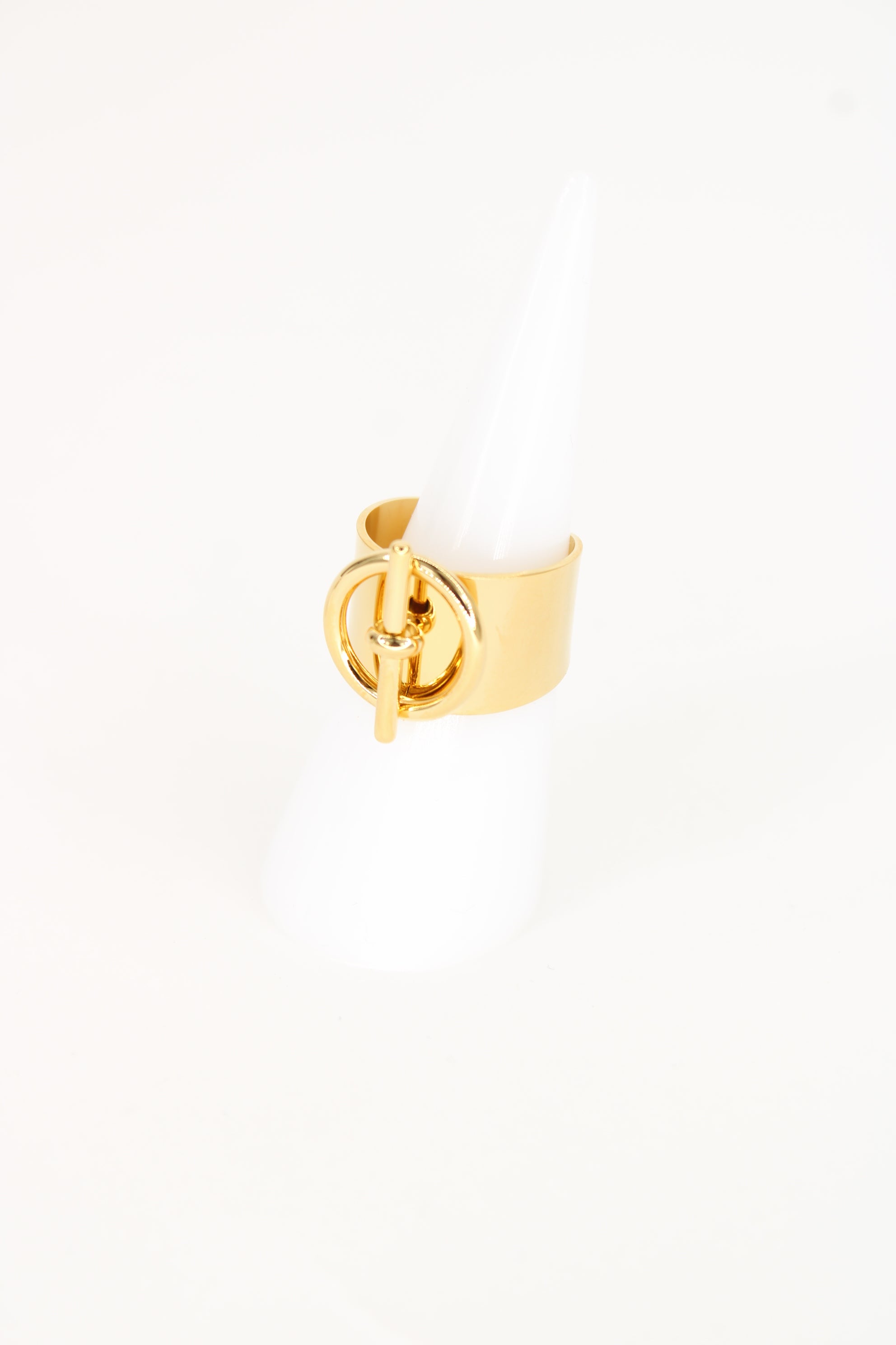 Bague Lénie – Bague Femme Graphique & Moderne en Acier Inoxydable