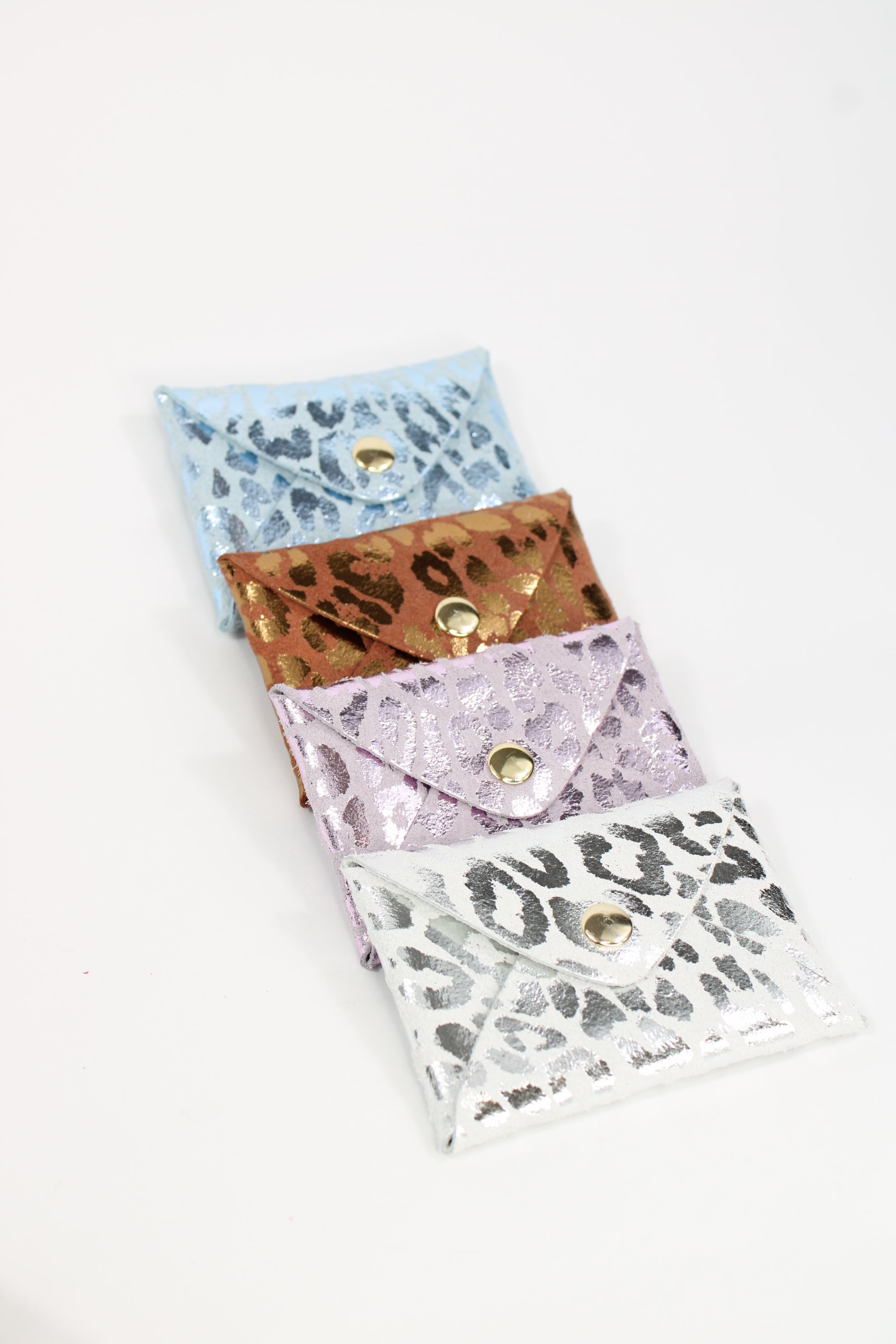 Pochette en cuir Léo