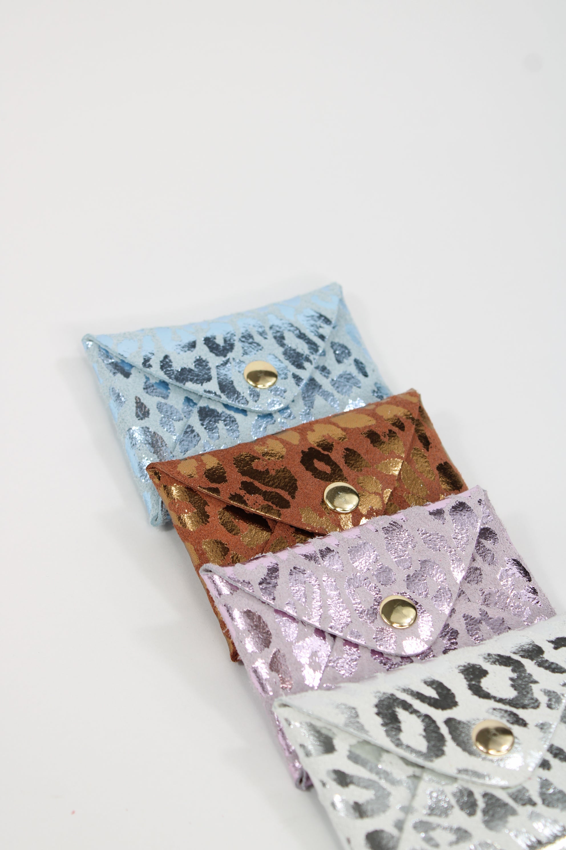Pochette en cuir Léo