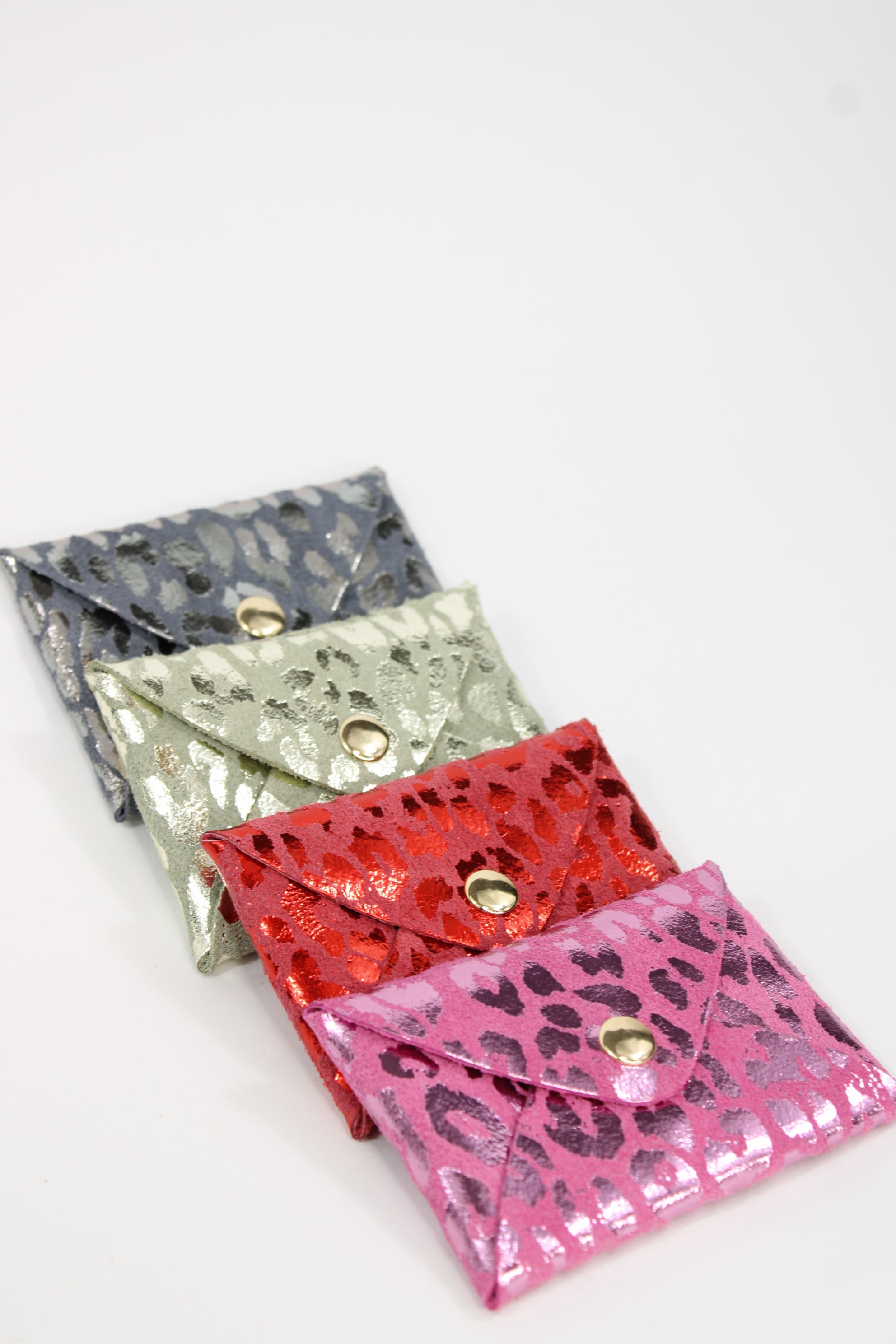 Pochette en cuir Léo