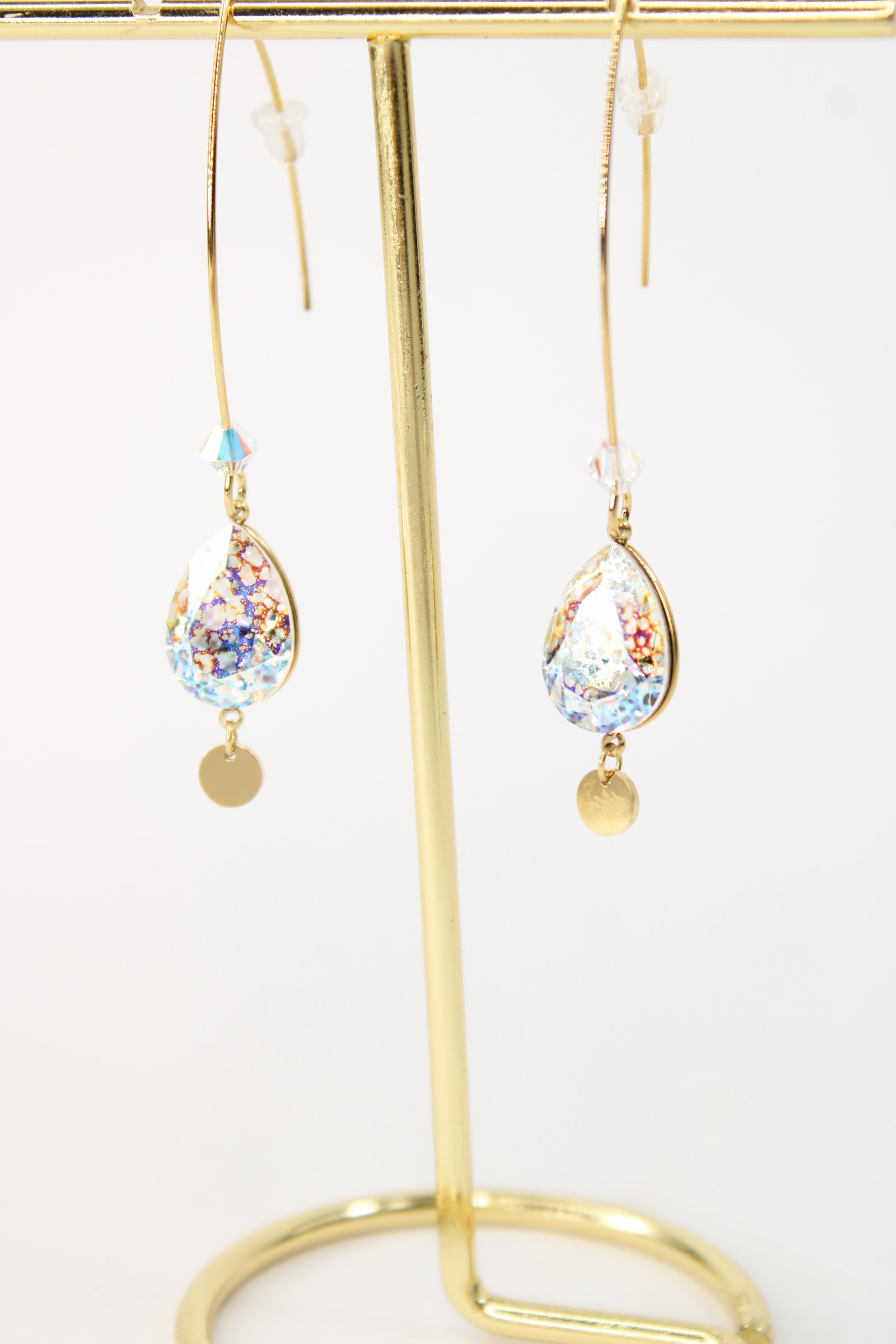 Boucles d'oreilles Éléa blanc