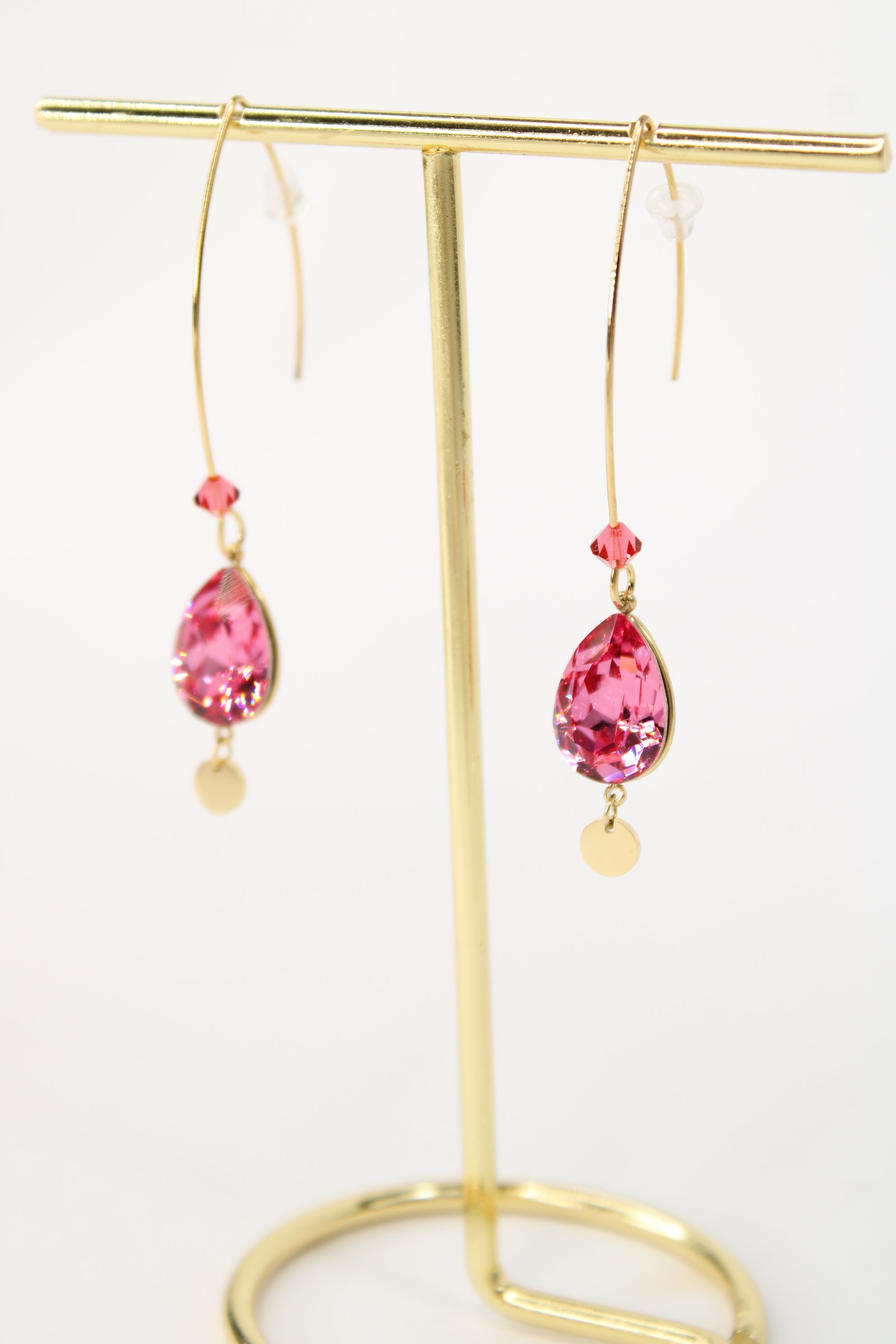Boucles d'oreilles Éléa rose