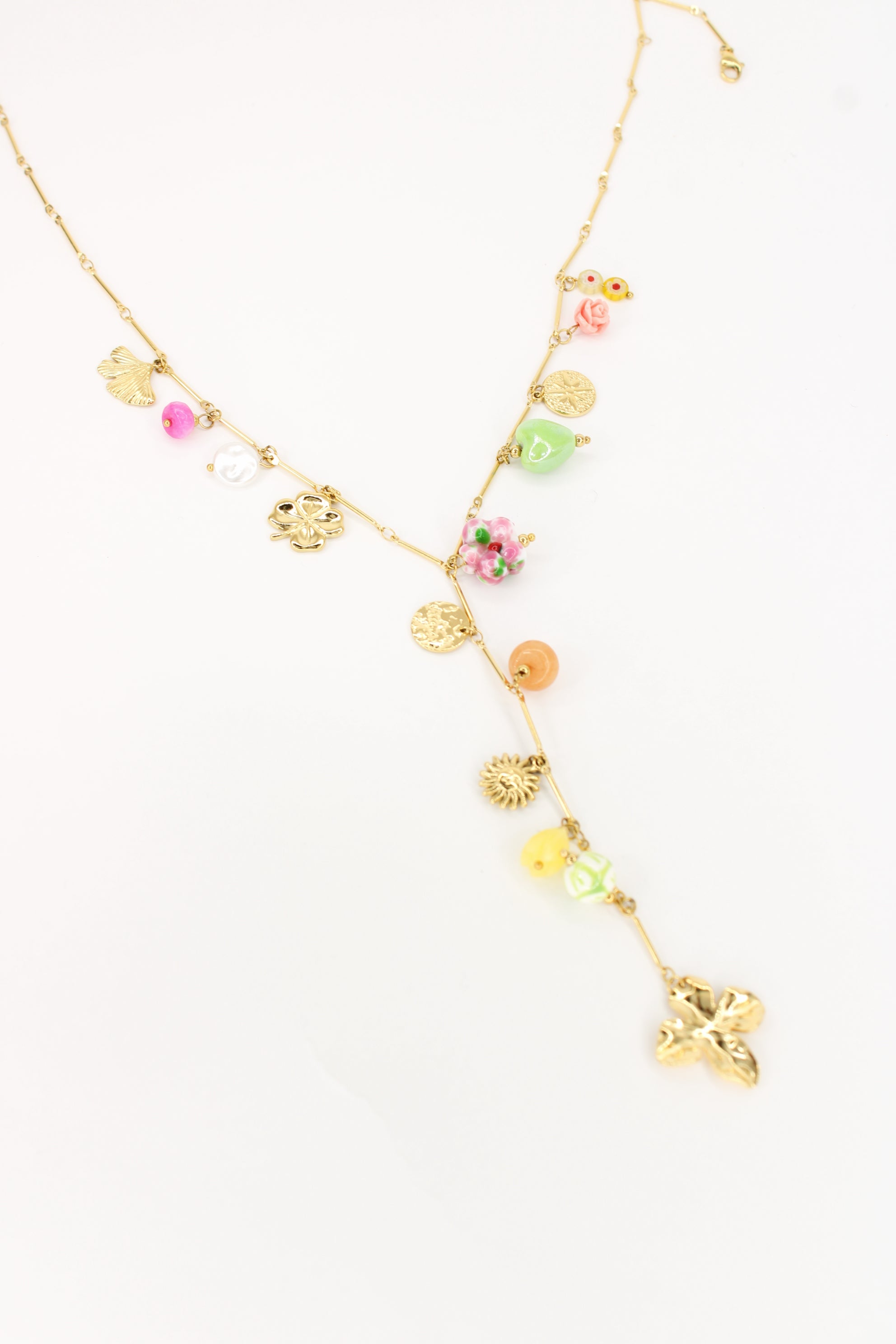 🌈 Collier Ahélya – Collier Coloré & Breloques Fantaisie
