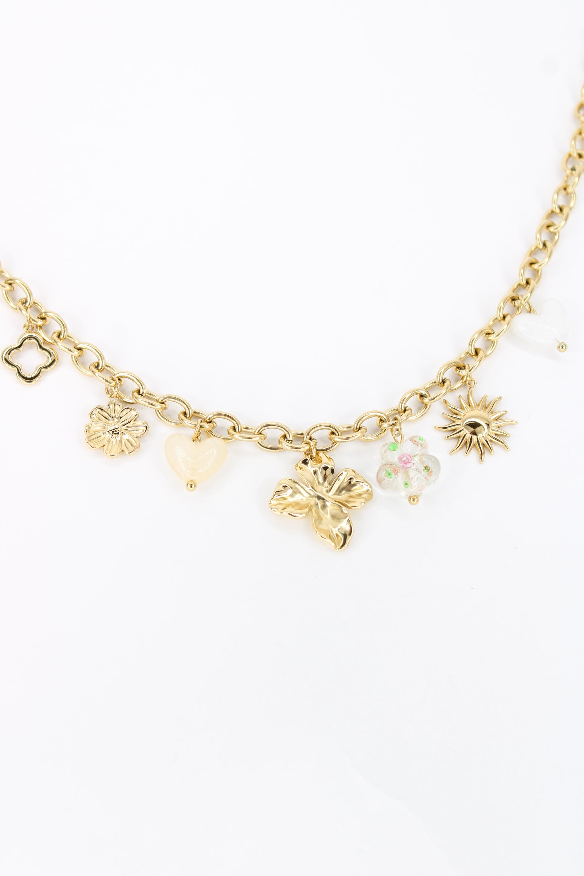 🌸 Collier Lyana – Collier Chaîne & Breloques Soleil