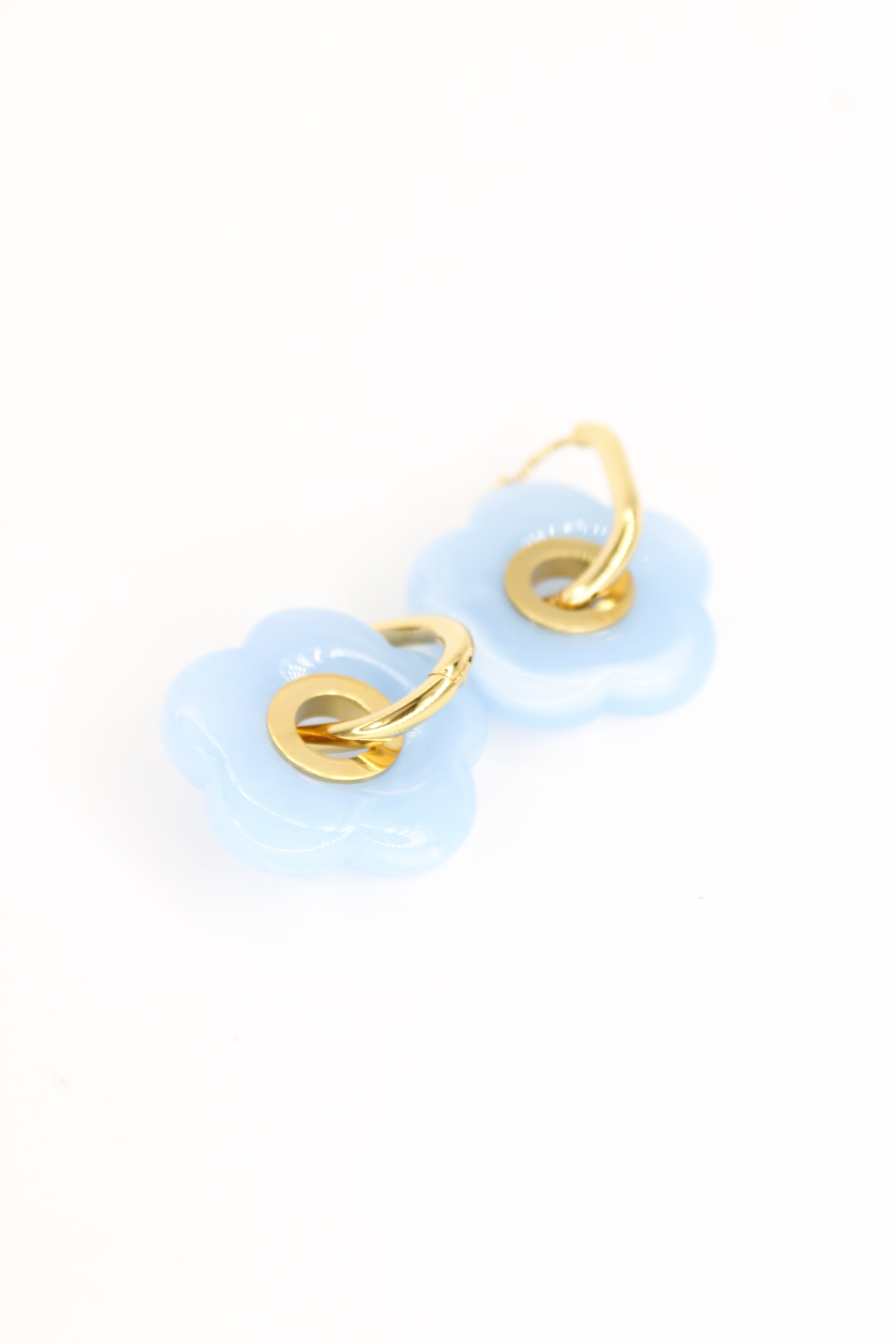 ✨ Boucles d’oreilles Matilda – Fleurs Pastel