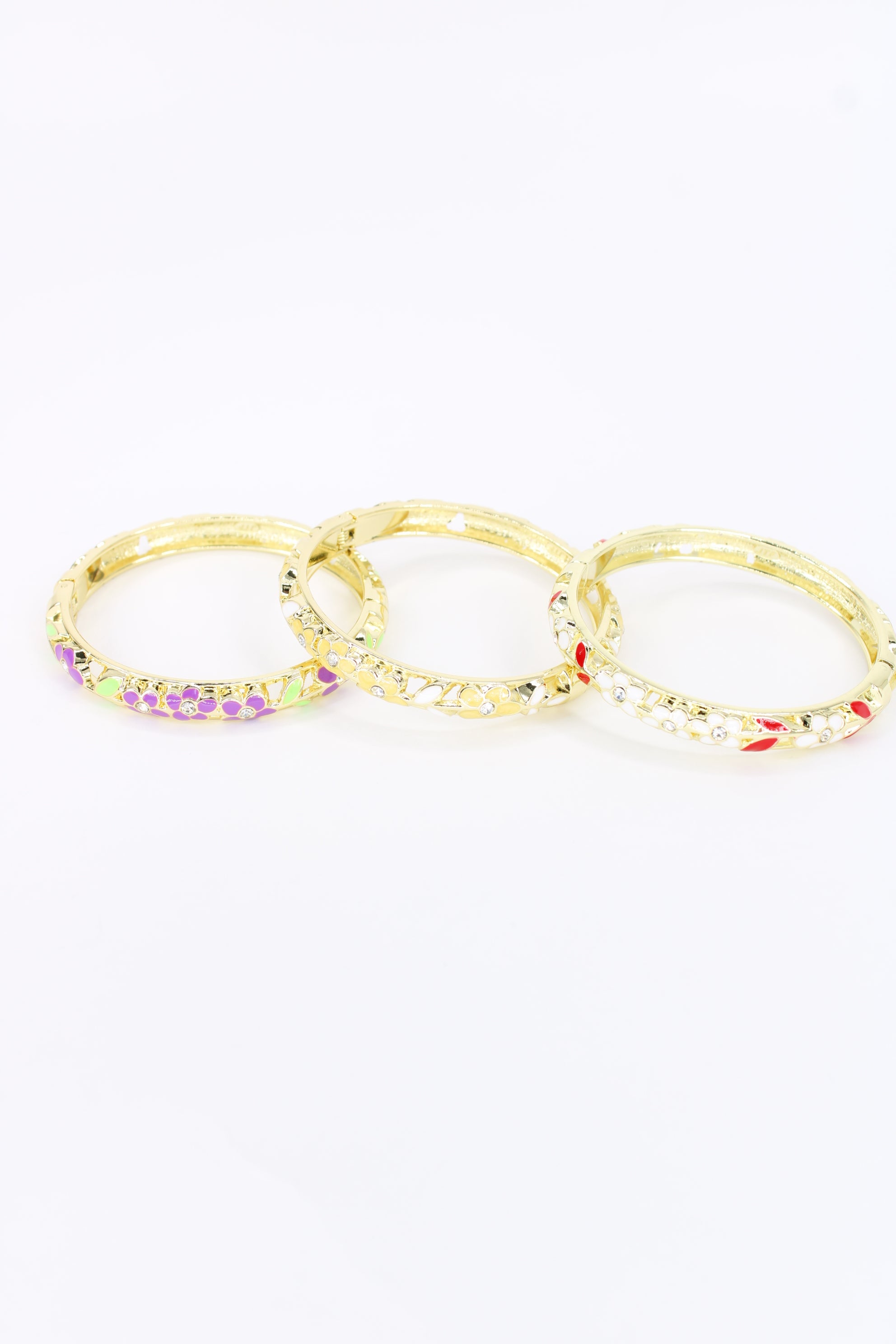 ✨ Jonc Lizéa – Émail Coloré & Cristaux