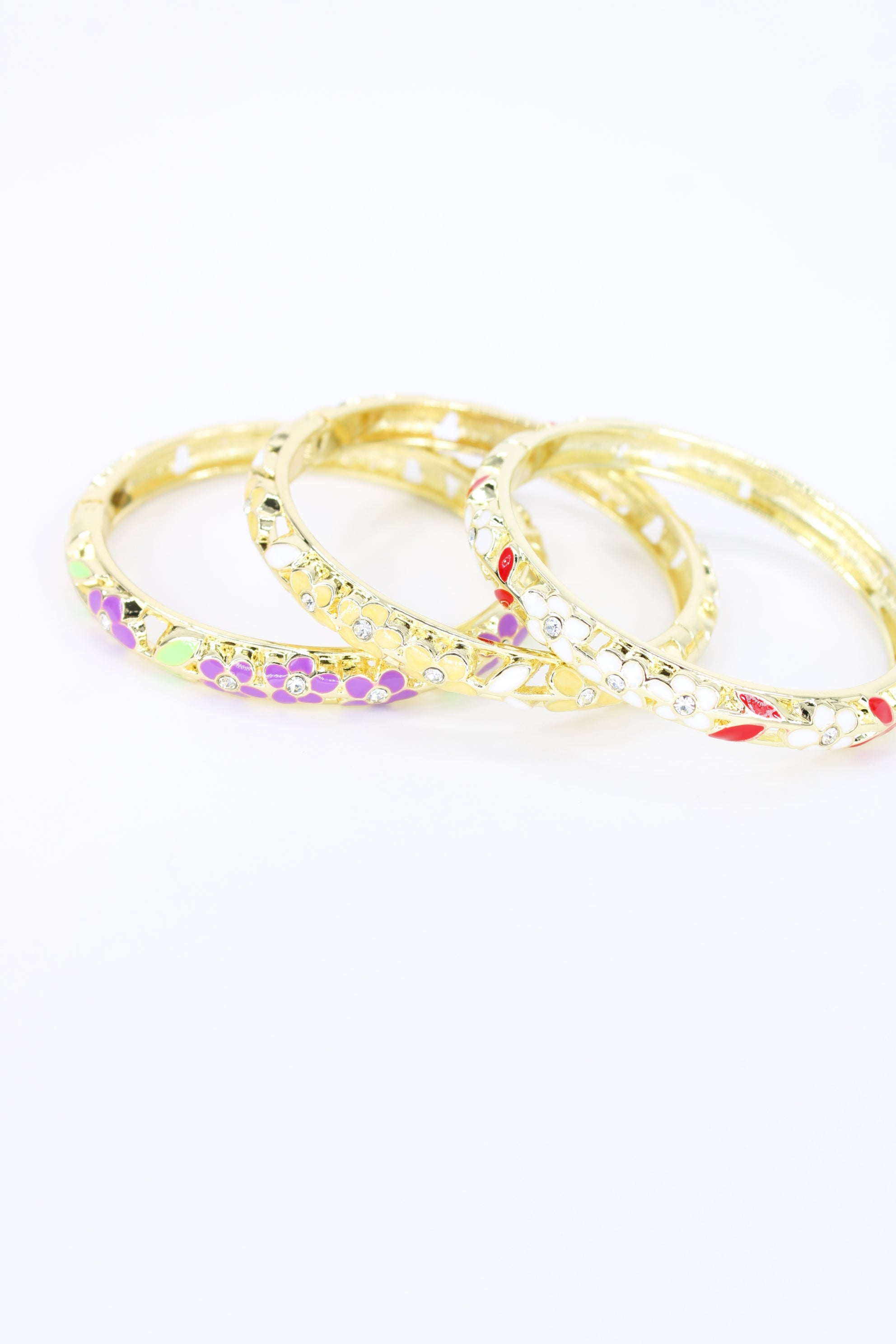 ✨ Jonc Lizéa – Émail Coloré & Cristaux