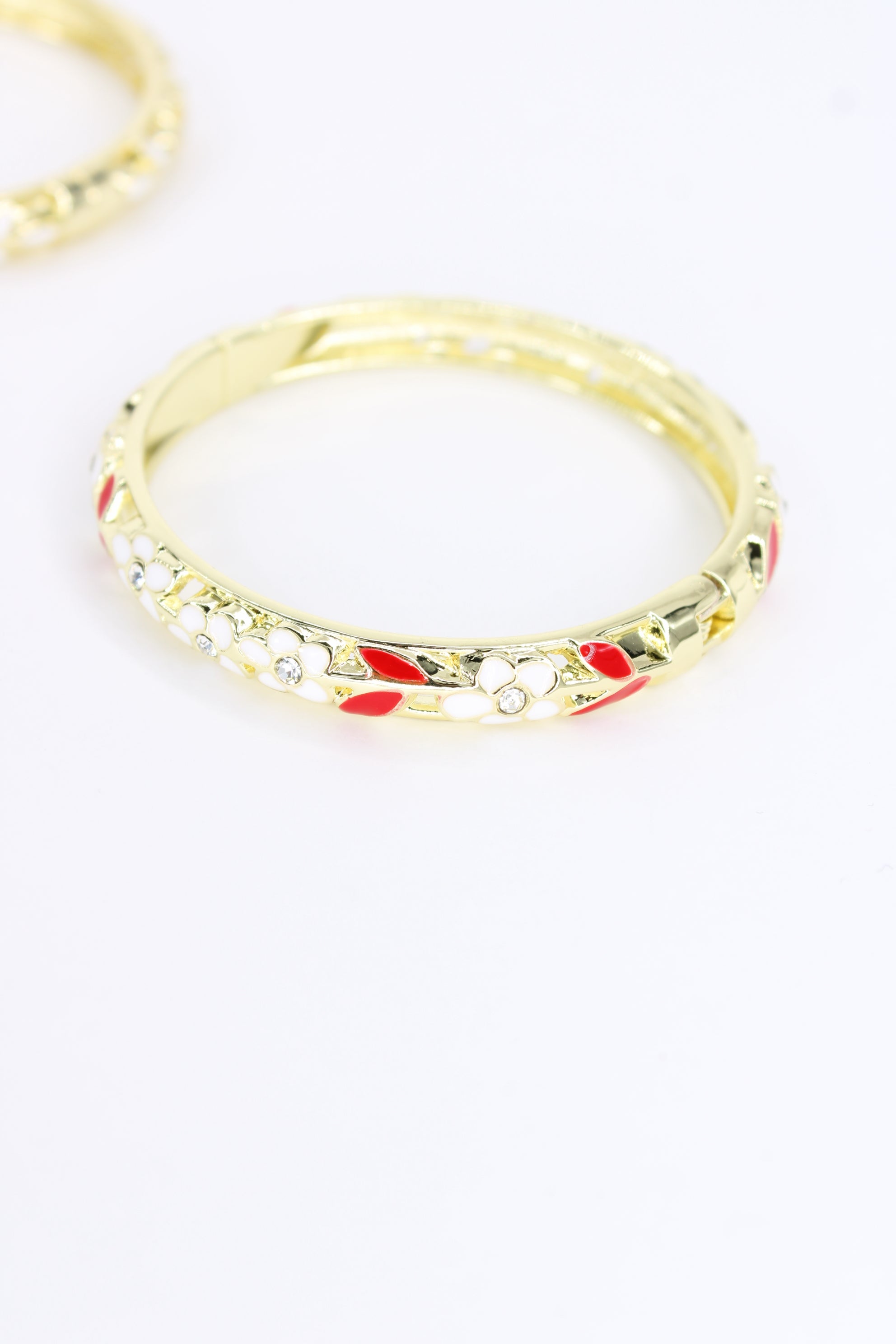 ✨ Jonc Lizéa – Émail Coloré & Cristaux