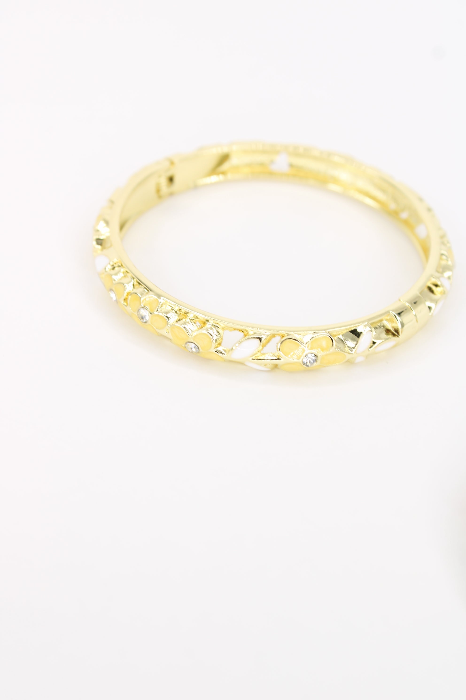 ✨ Jonc Lizéa – Émail Coloré & Cristaux