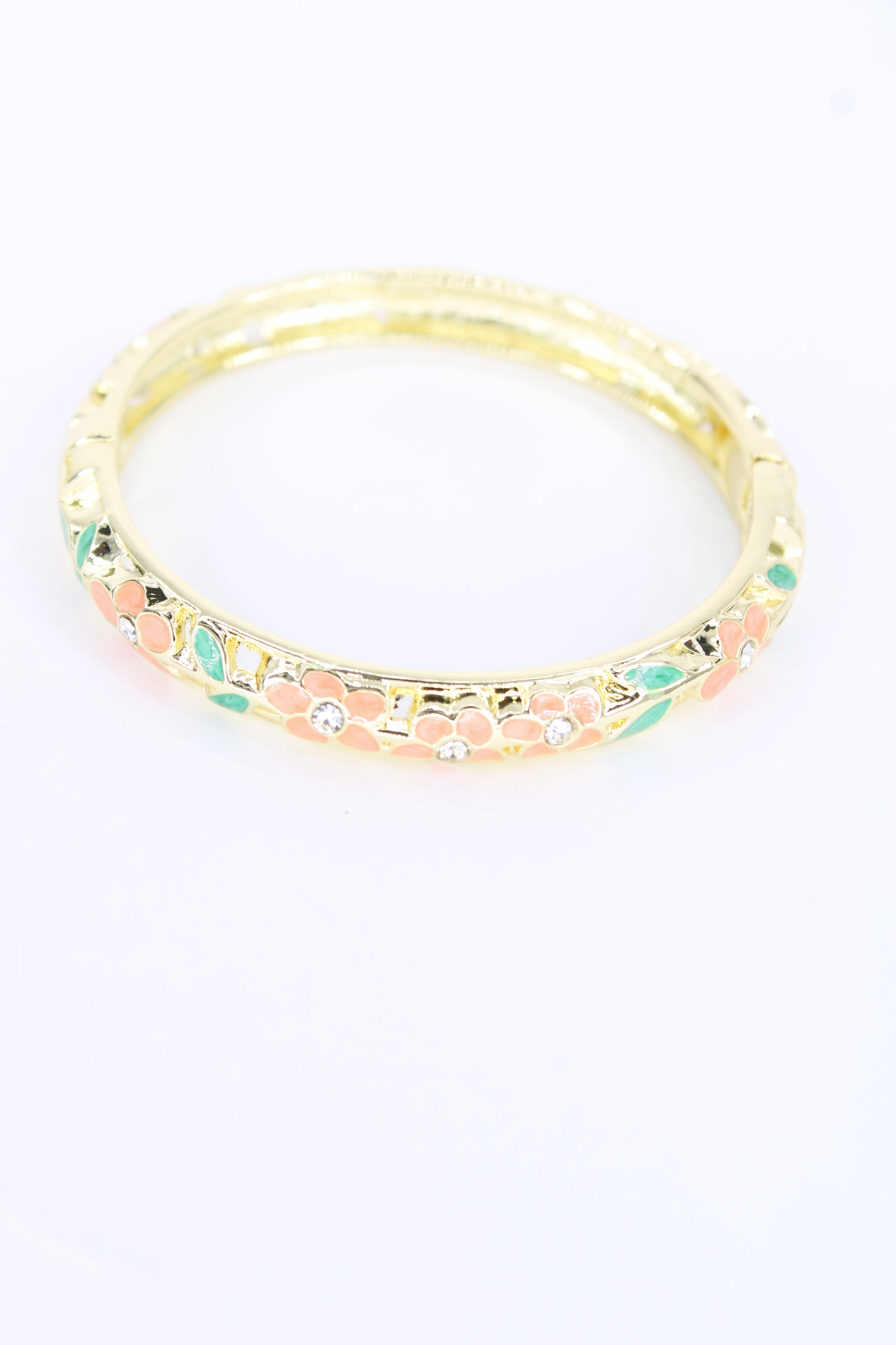 ✨ Jonc Lizéa – Émail Coloré & Cristaux