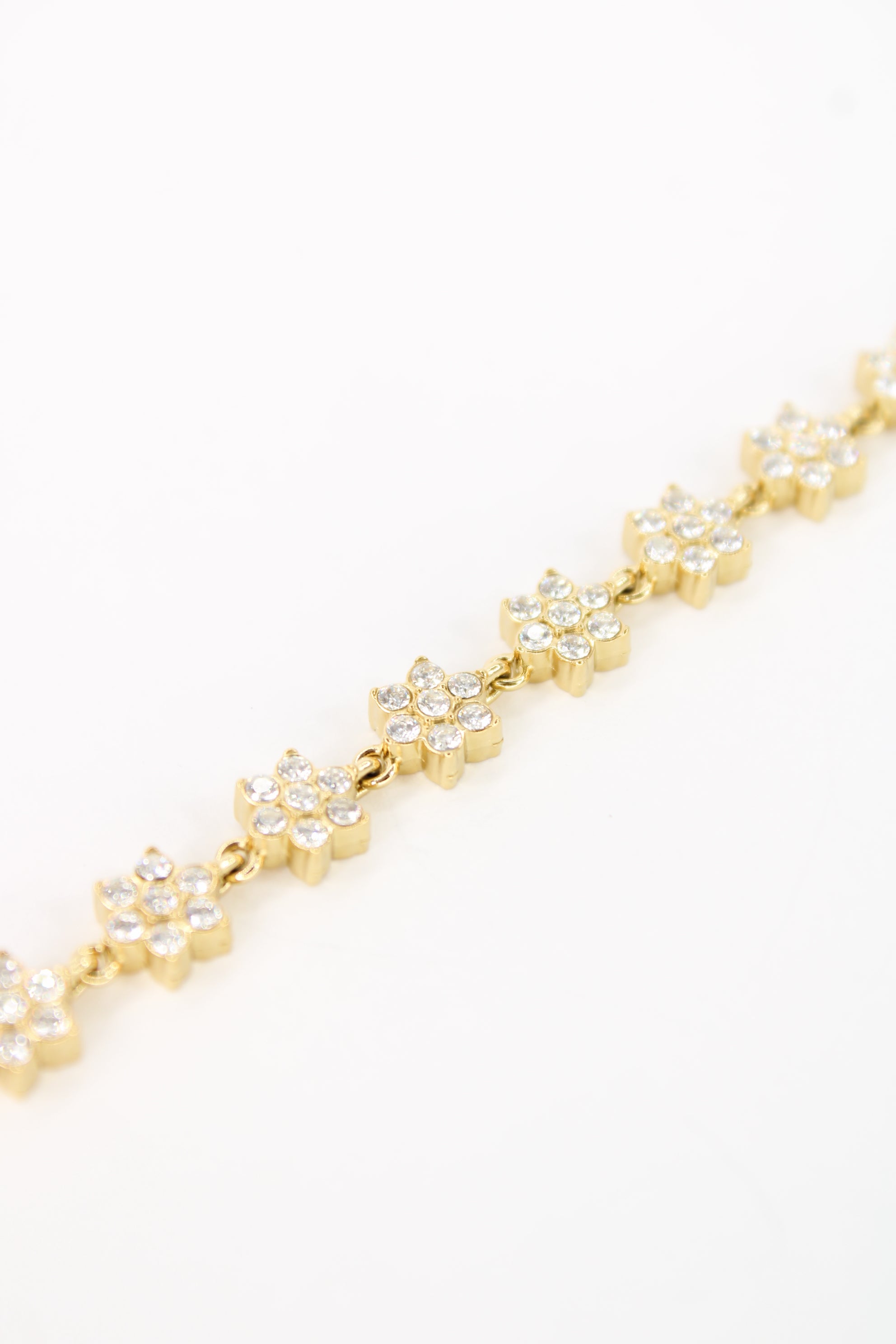 ✨ Bracelet Stella – Fleurs Cristal