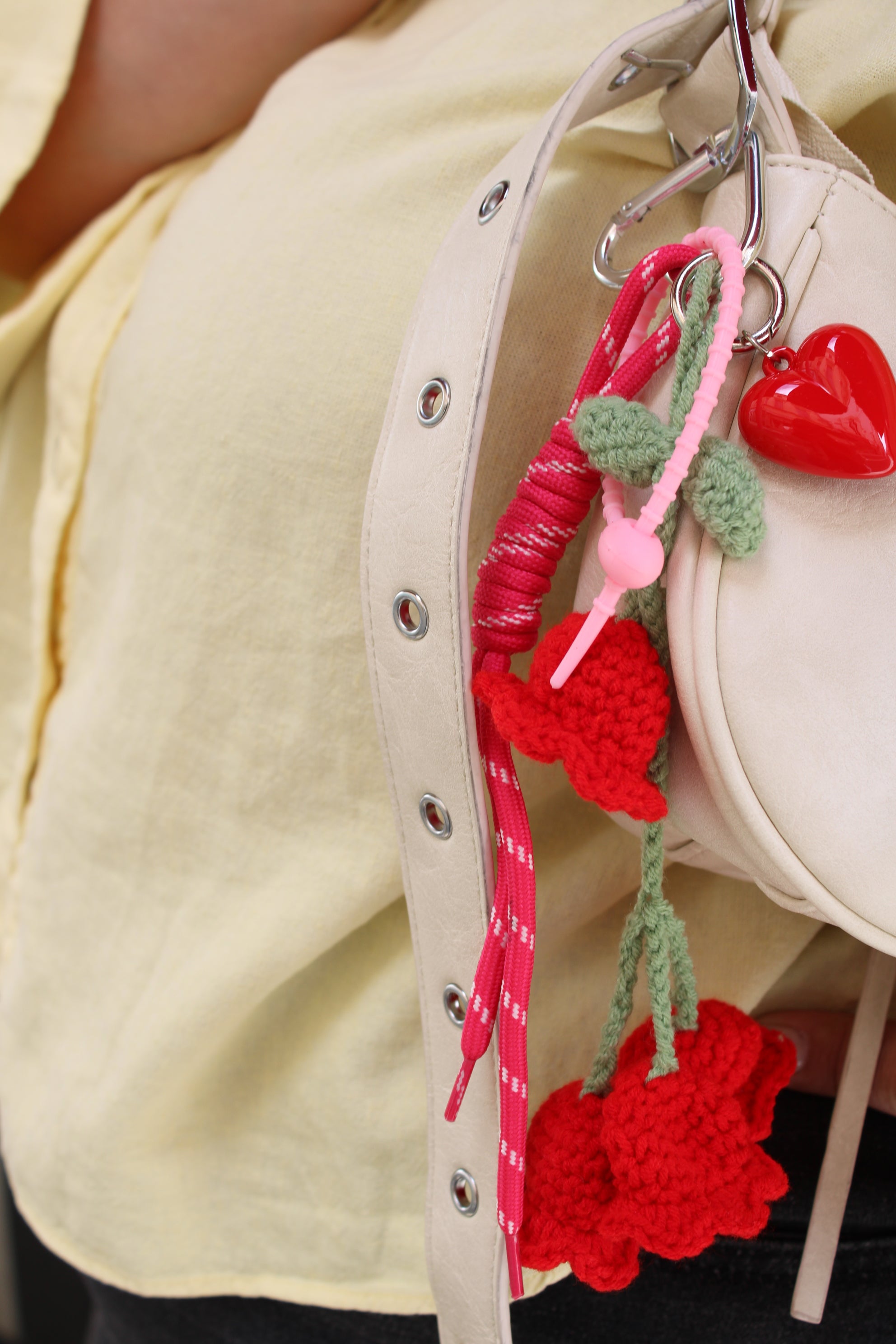 Grigri Fleur rouge