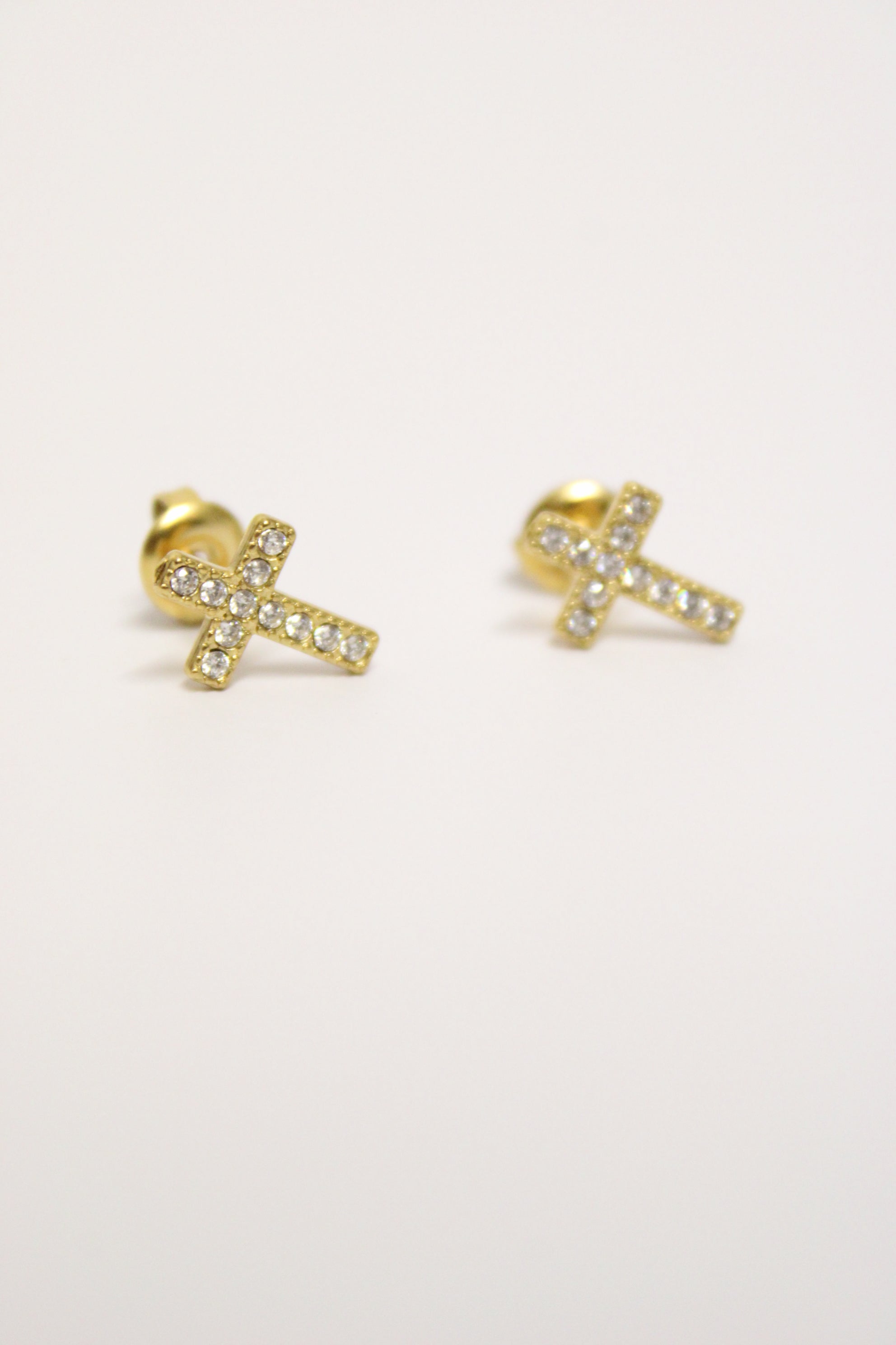 Boucles d'oreilles Croix