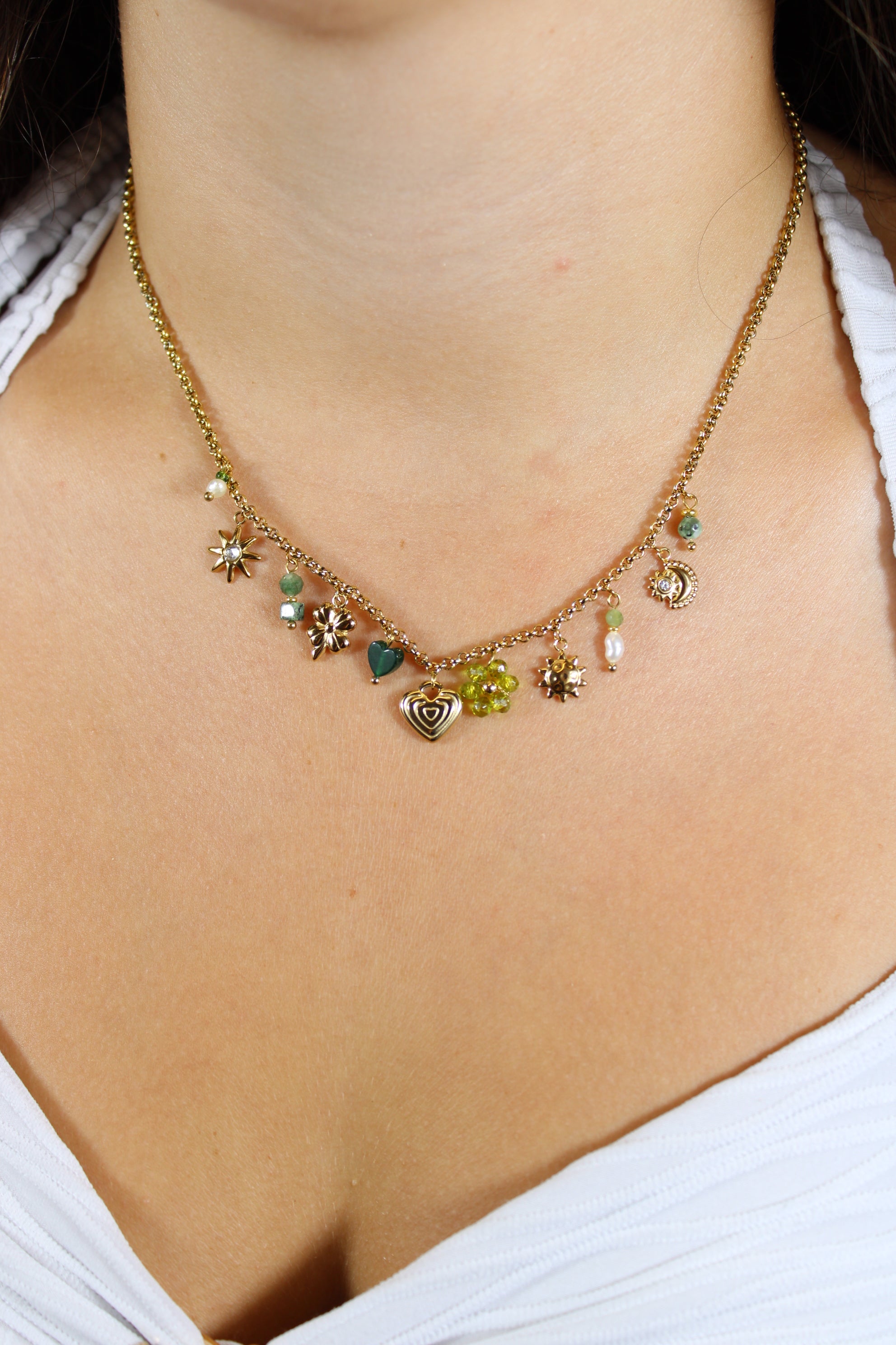 Collier Azeline (Vert)