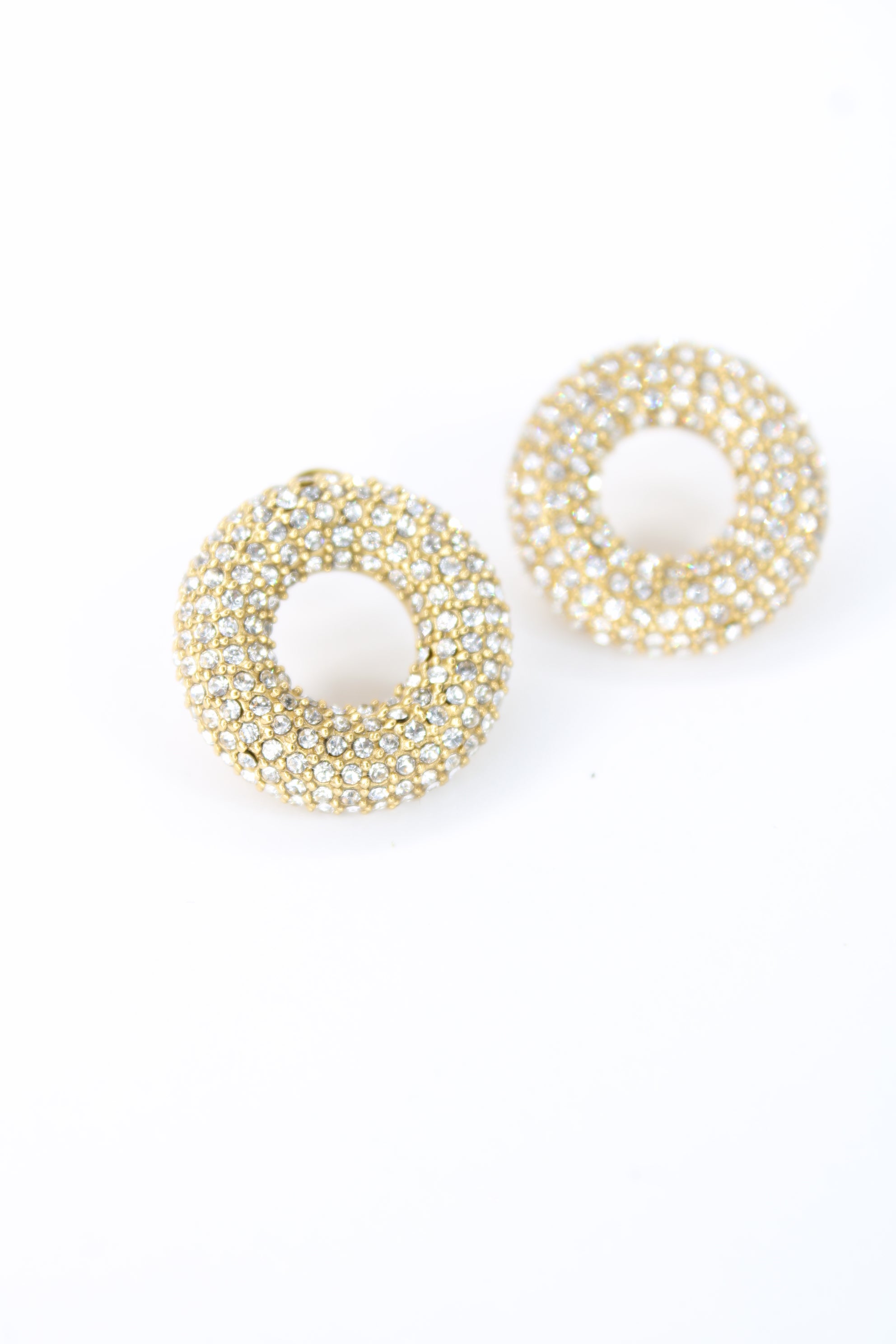 ✨Boucles d'oreilles Aurore - Boucles rondes Scintillantes en Acier Inoxydable