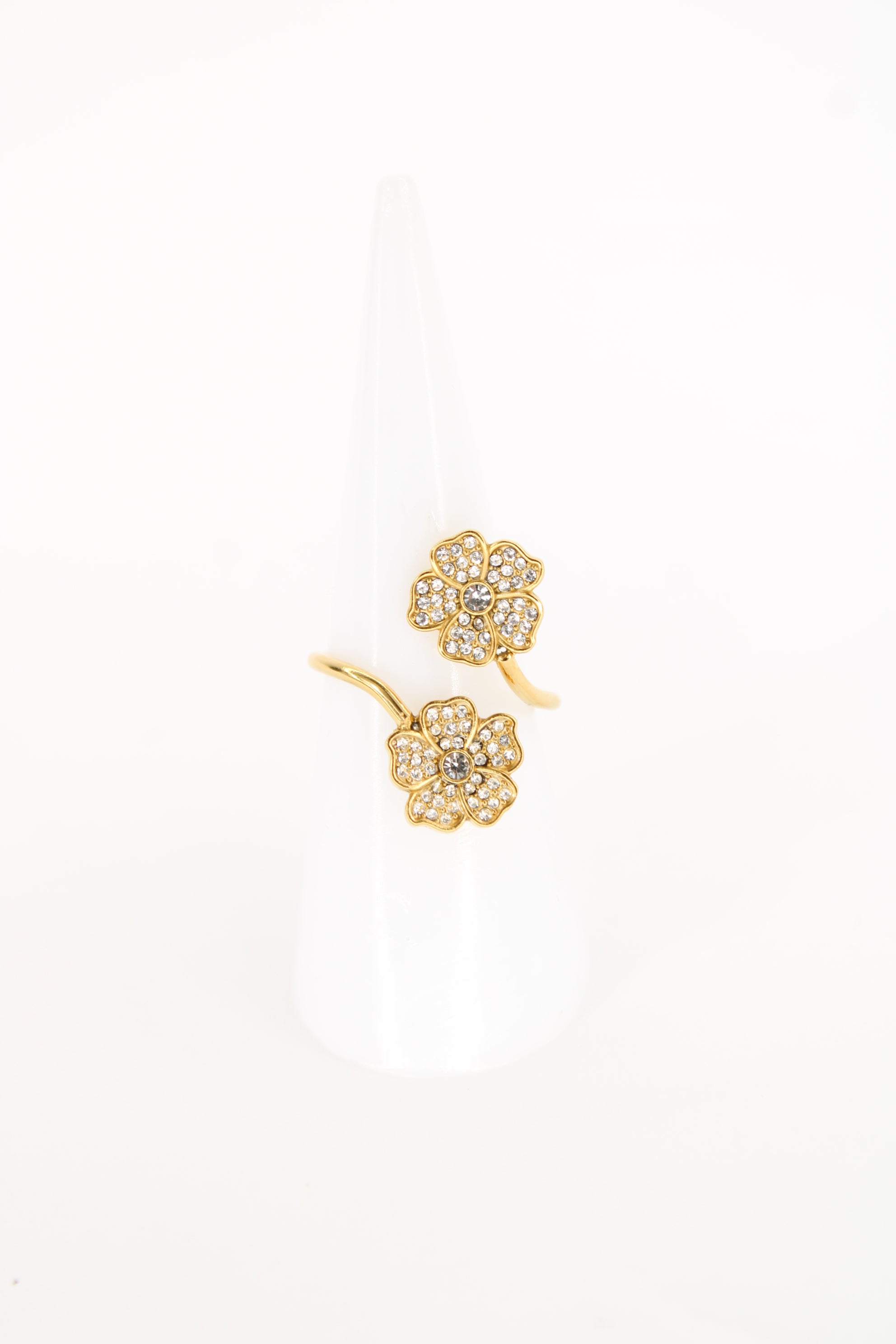 ✨Bague Auréa - Bague Fleur Lumineuse en Acier inoxydable