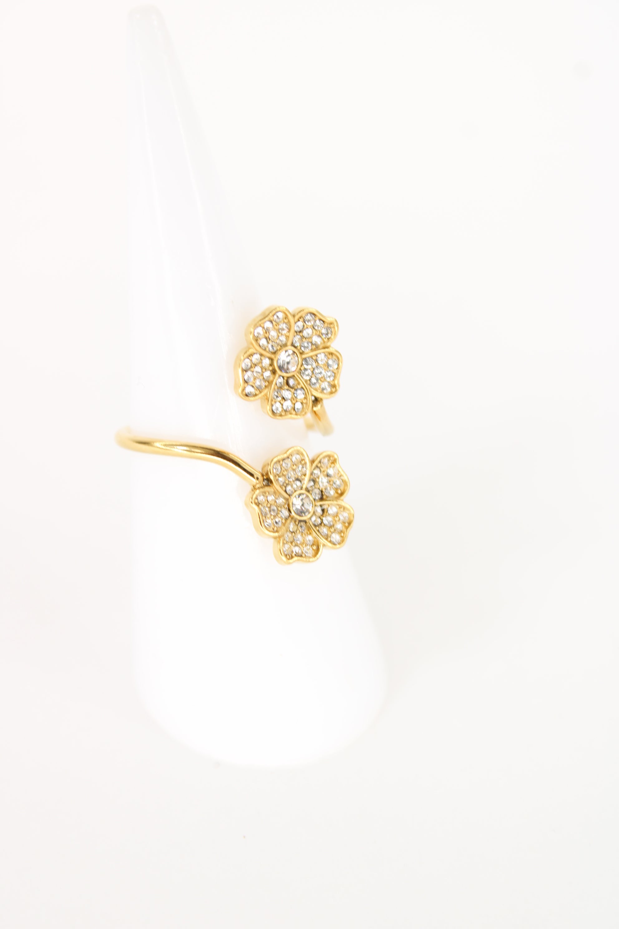 ✨Bague Auréa - Bague Fleur Lumineuse en Acier inoxydable