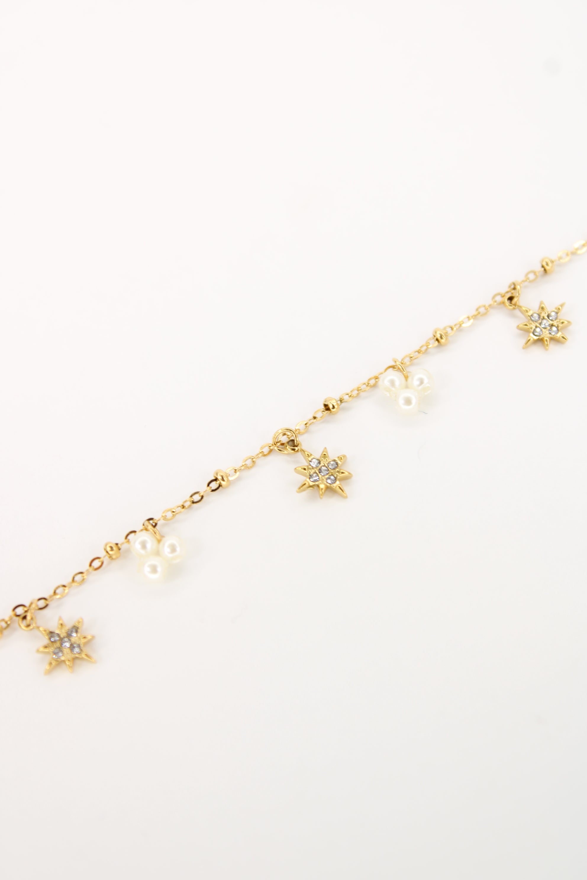 ✨Bracelet Astéria - Bracelet Étoiles et Perles en Acier Inoxydable