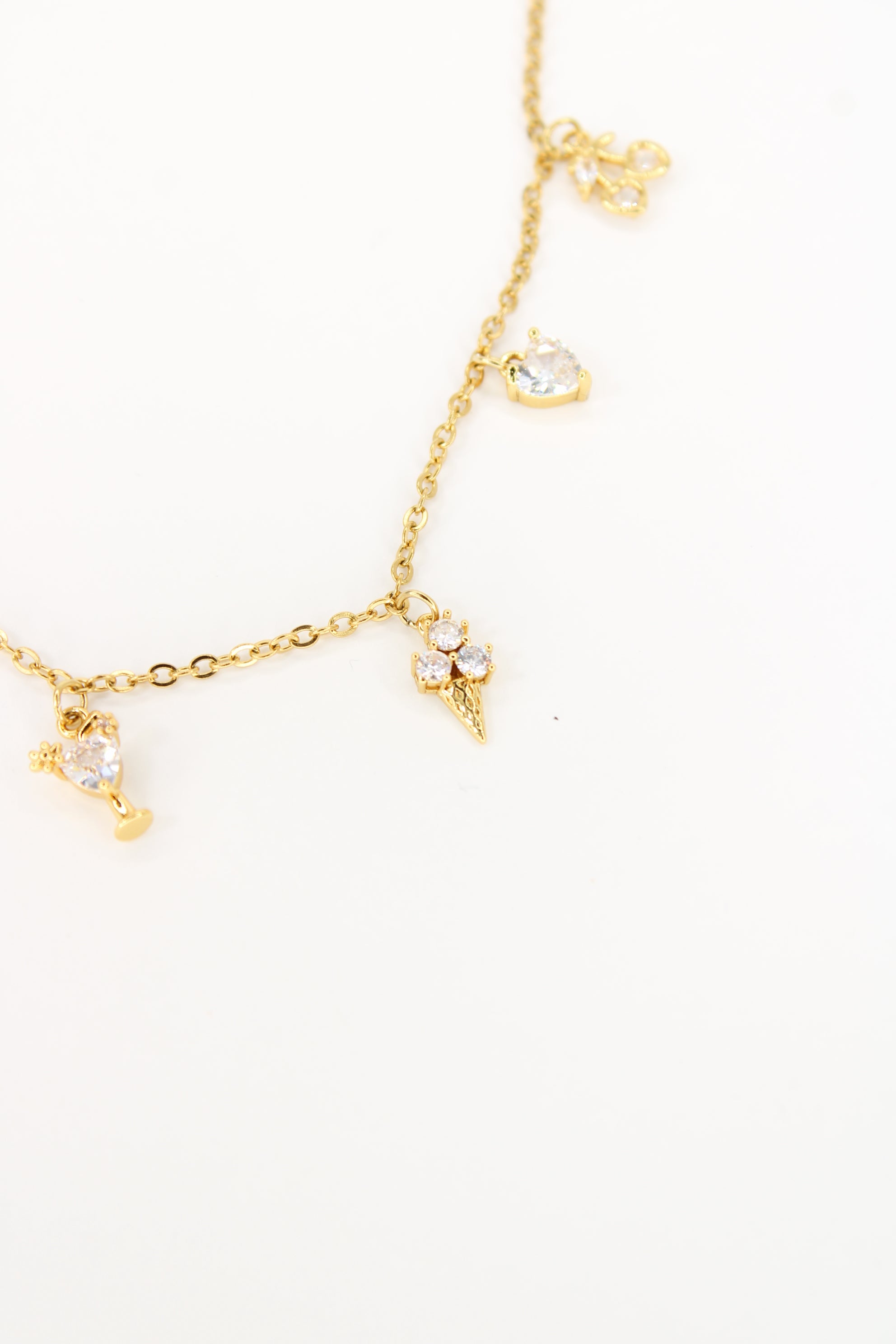 ✨Collier Sucréa - Collier Charms Scintillants en Acier Inoxydable