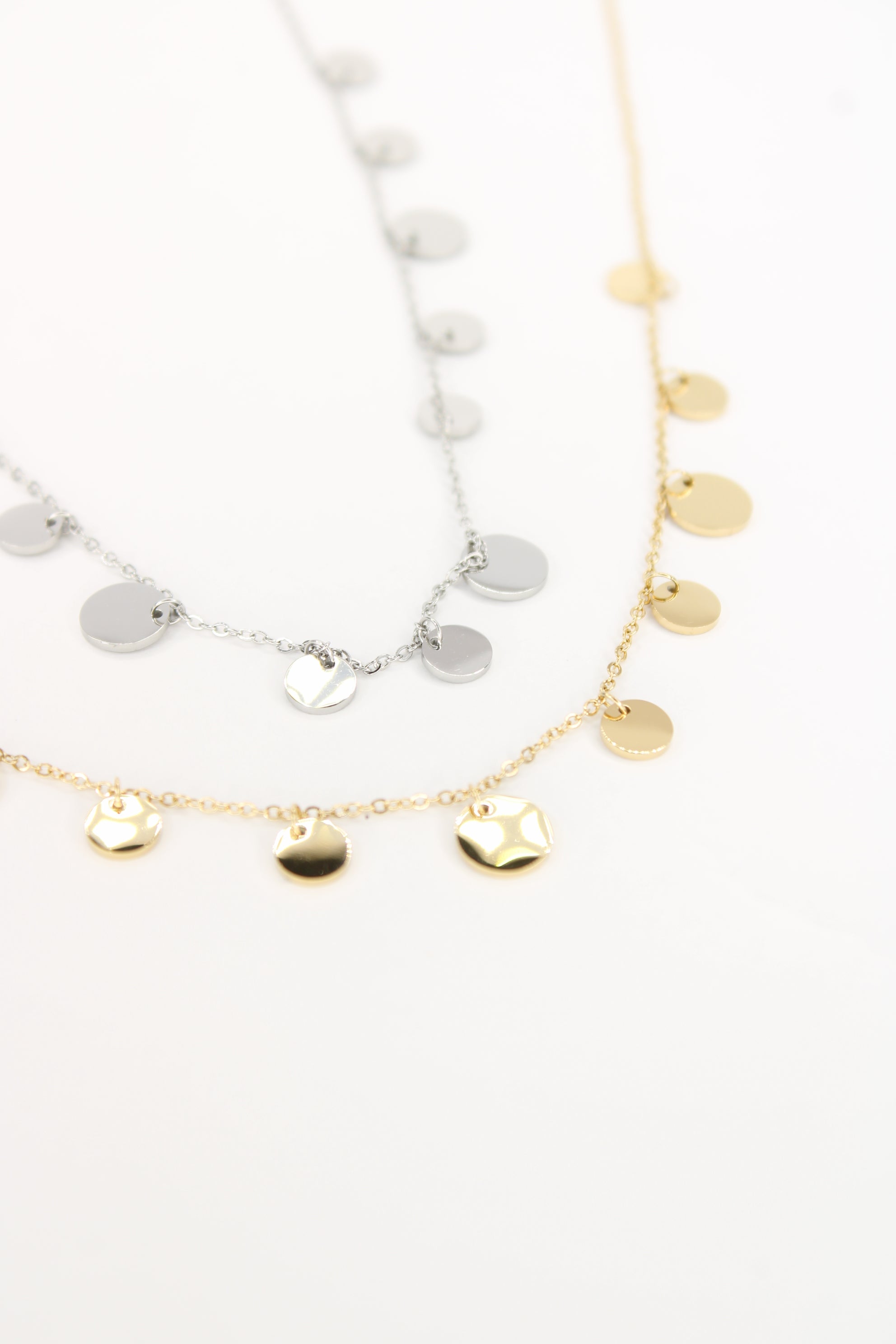 ✨Collier Lunéa - Collier Médaillions Délicats en Acier inoxydable