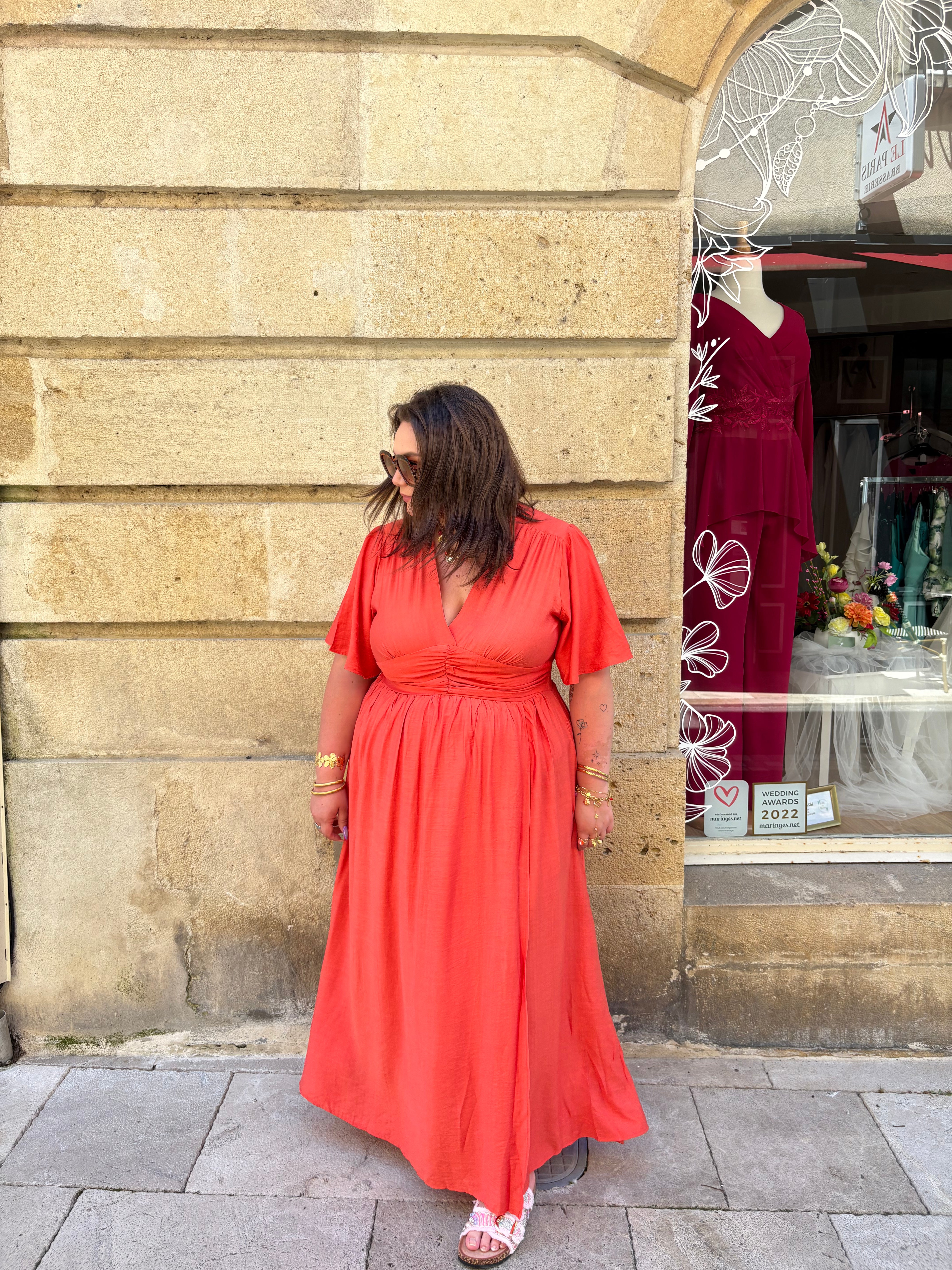 Robe orange