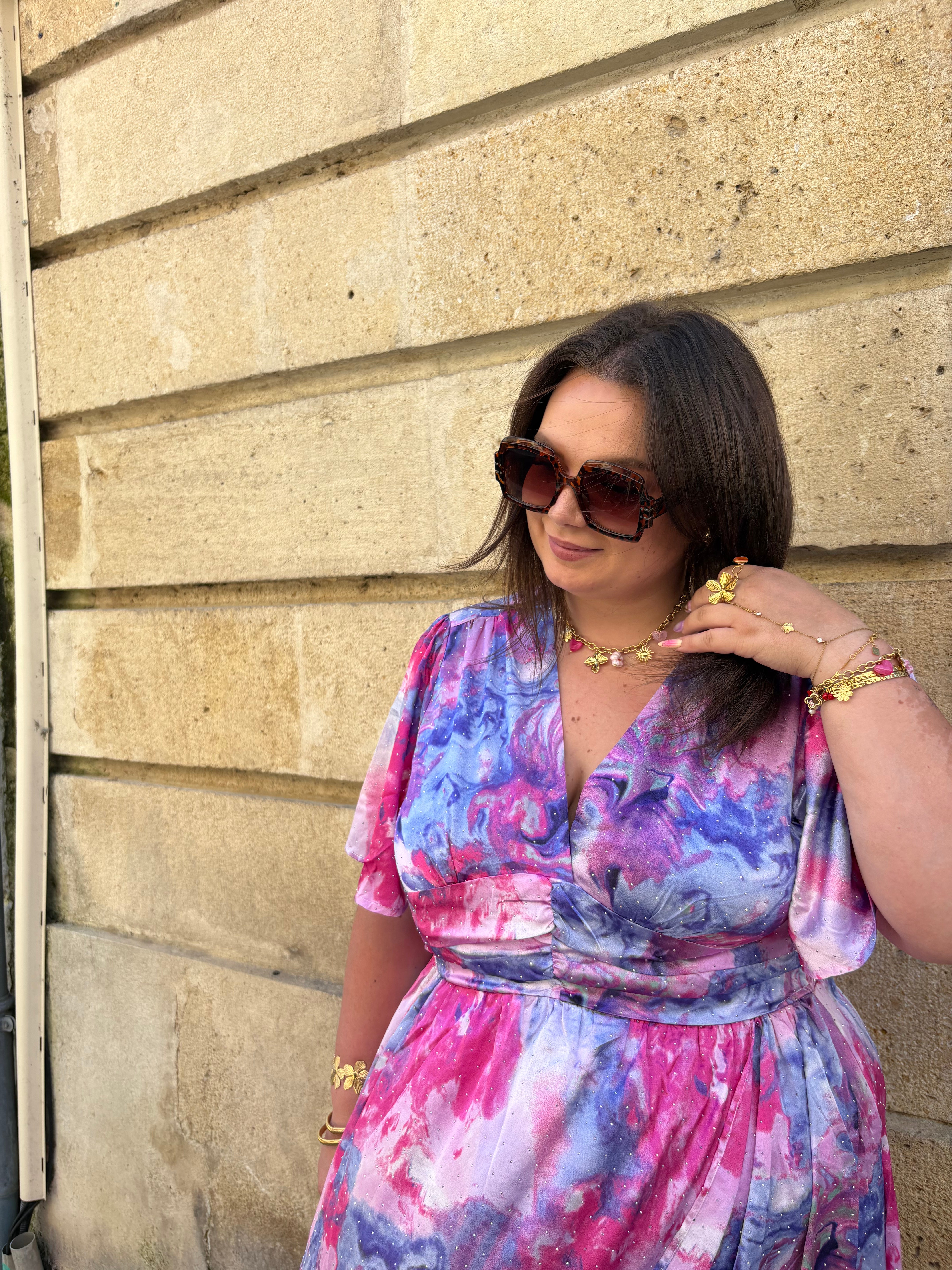 Robe rose/bleu (GT)