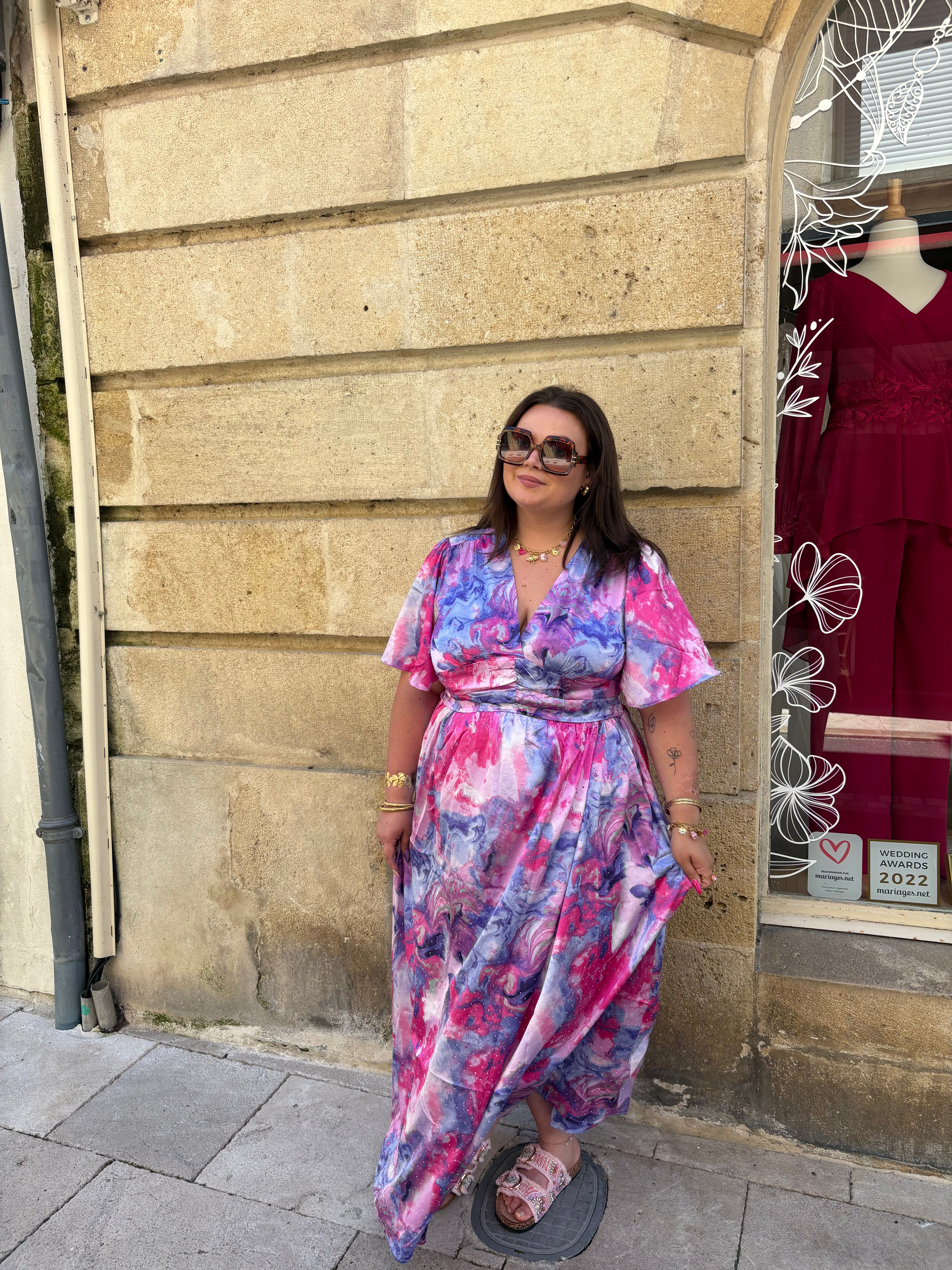 Robe rose/bleu (GT)