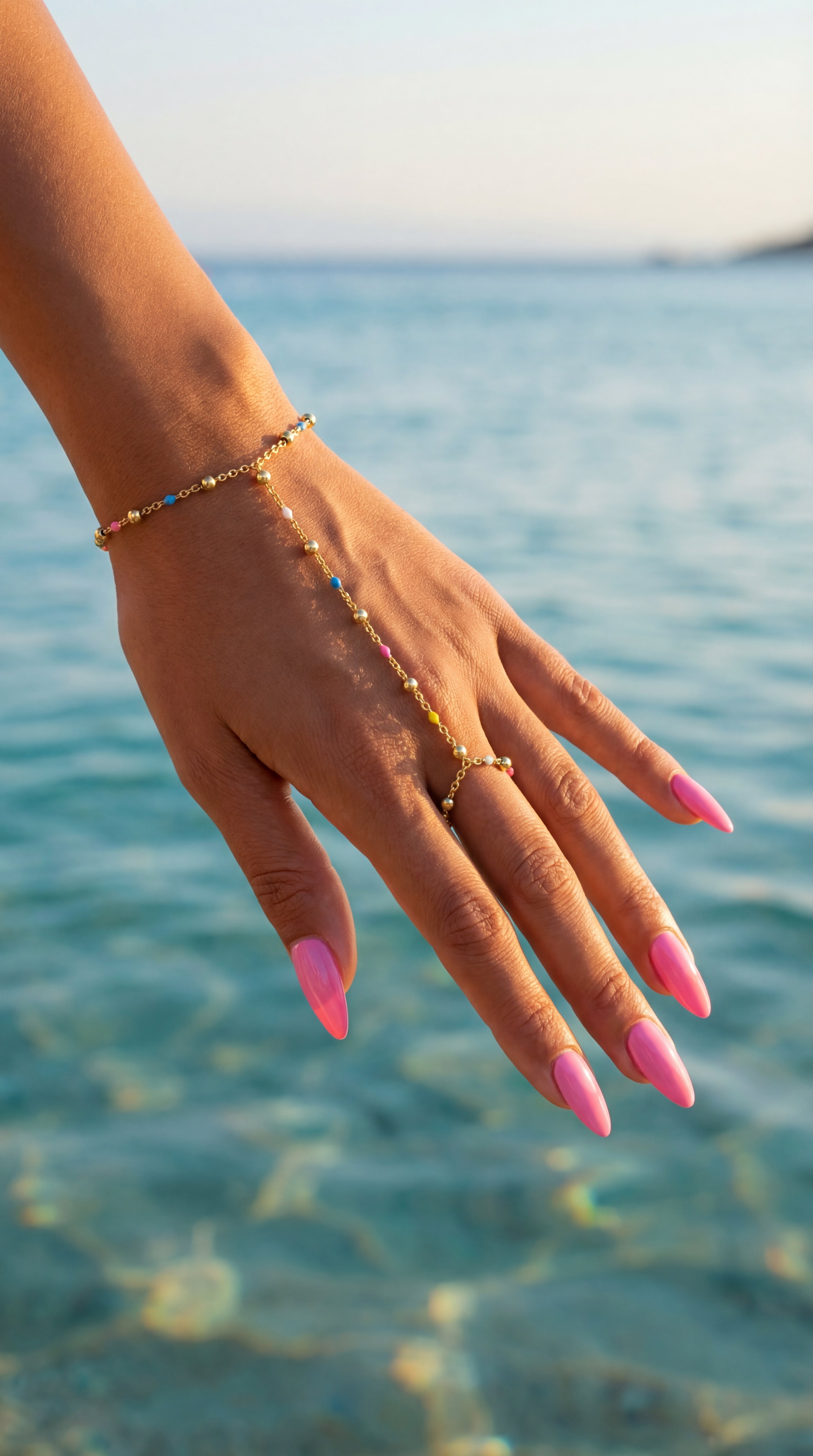 ✨ Chaîne de main Summer – Délicate & ensoleillée