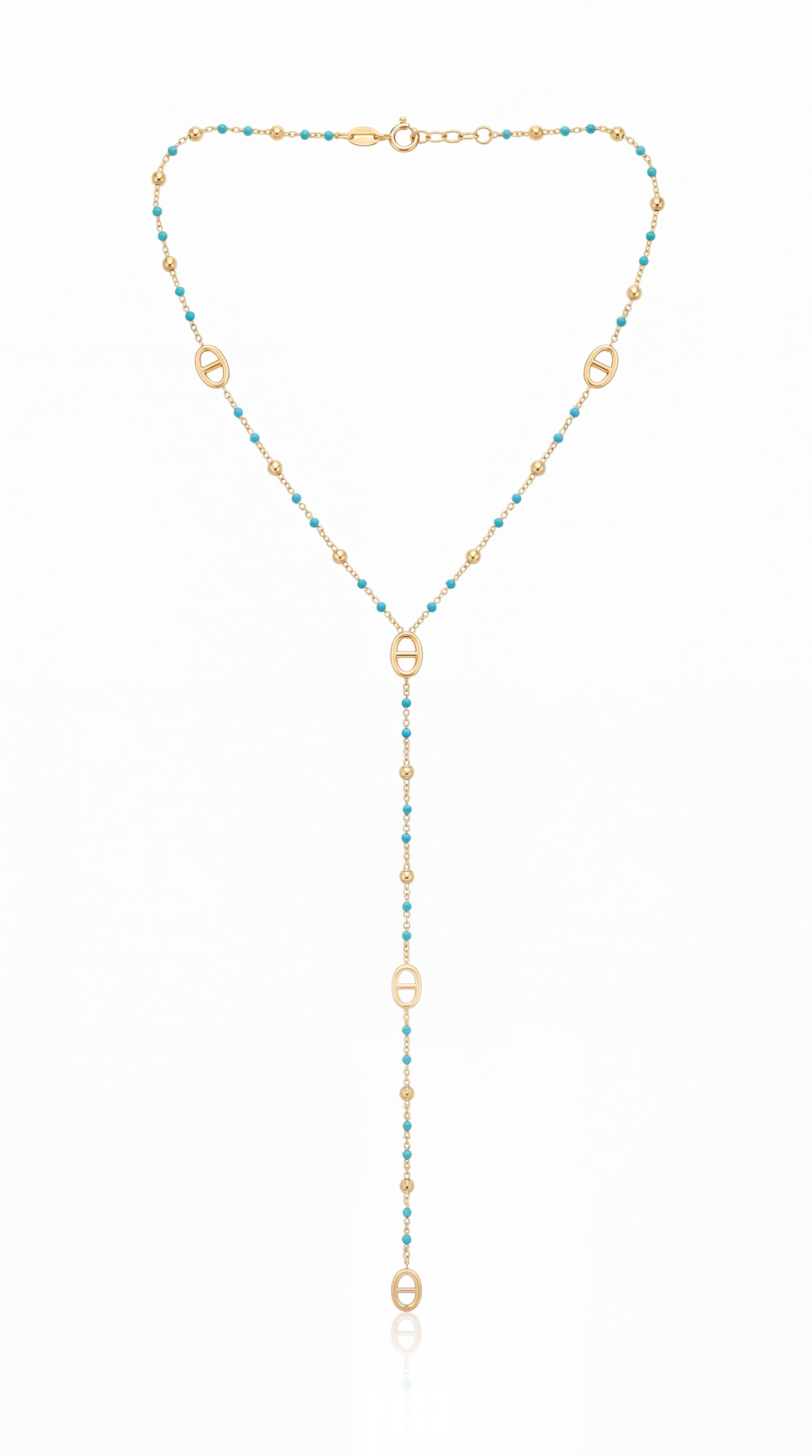 Collier Delia bleu