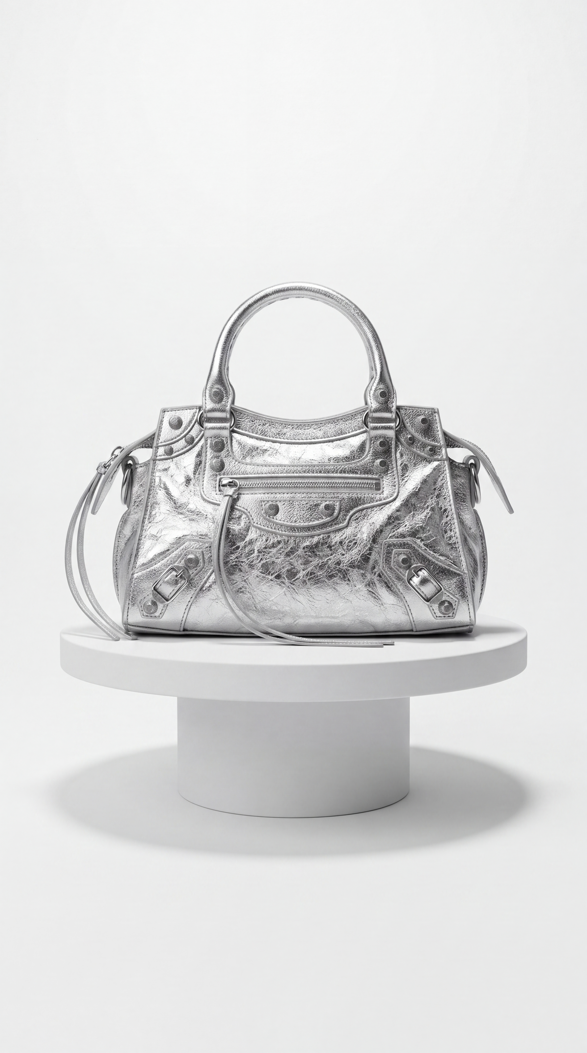 ✨ Sac à main "Lilou bis" - Gris