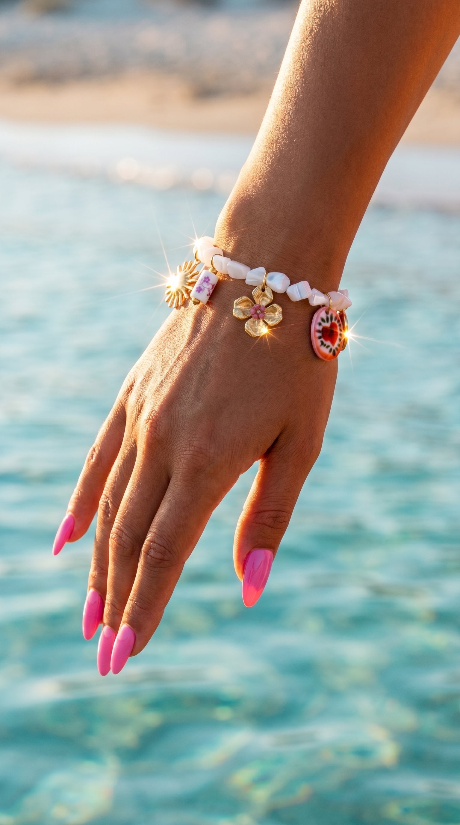 Bracelet "Anaelle" – Romantique, Coloré & Bohème