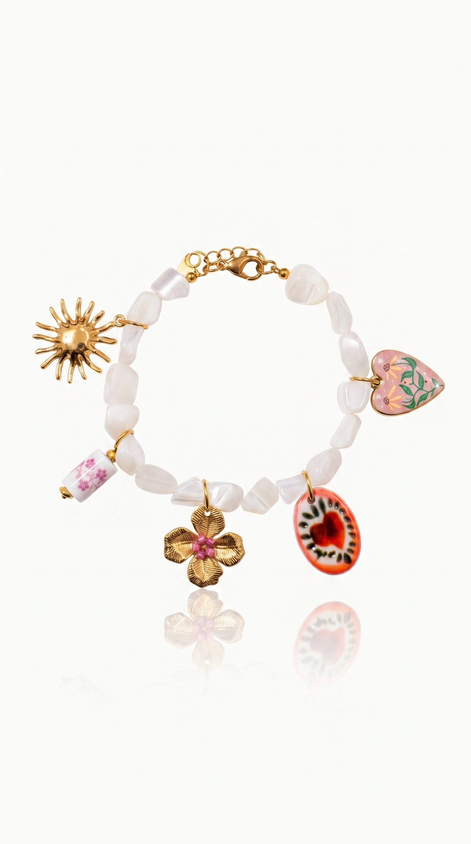 Bracelet "Anaelle" – Romantique, Coloré & Bohème