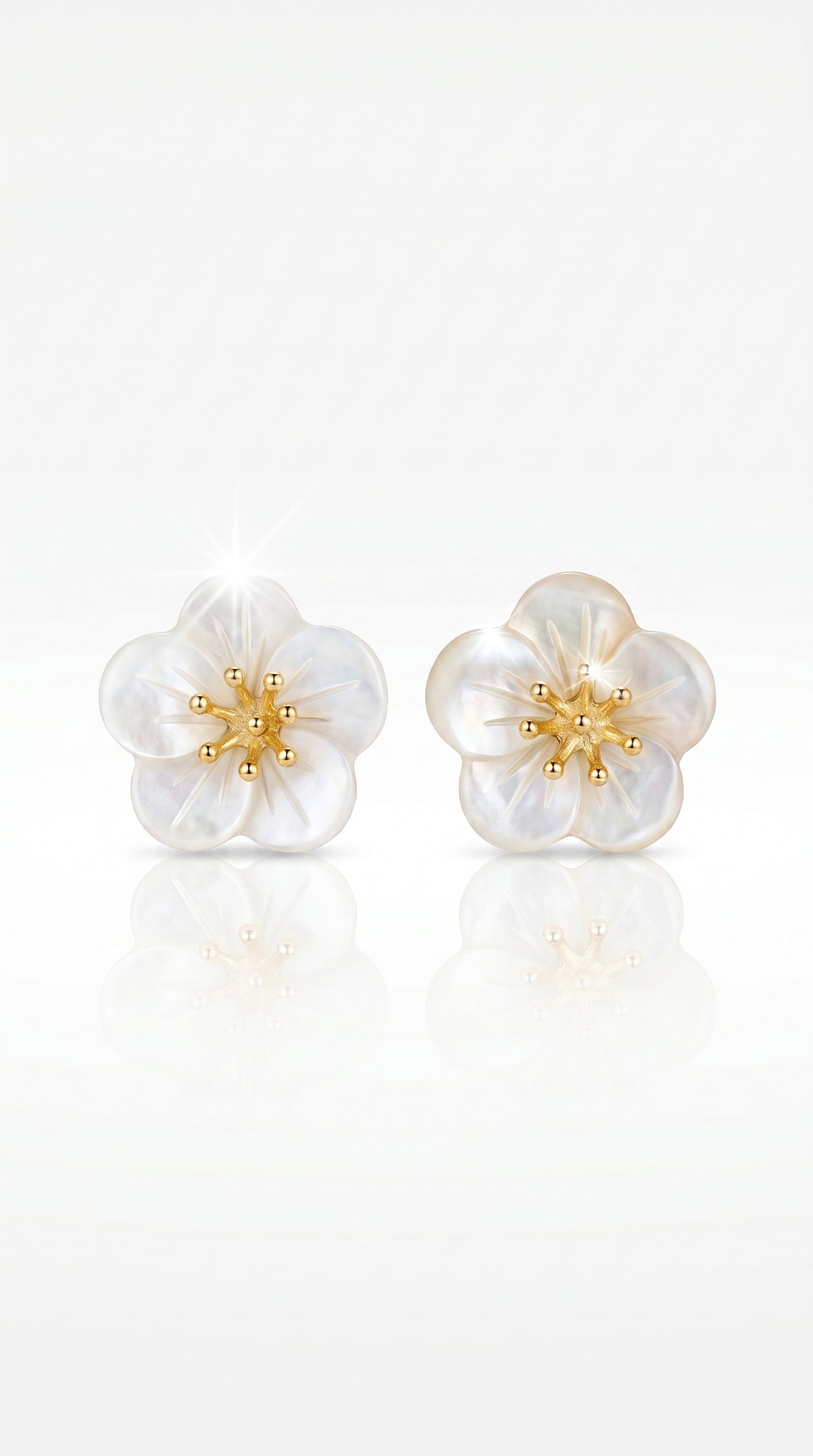 Boucles d’oreilles "Jess" – Florales, Élégantes & Lumineuses
