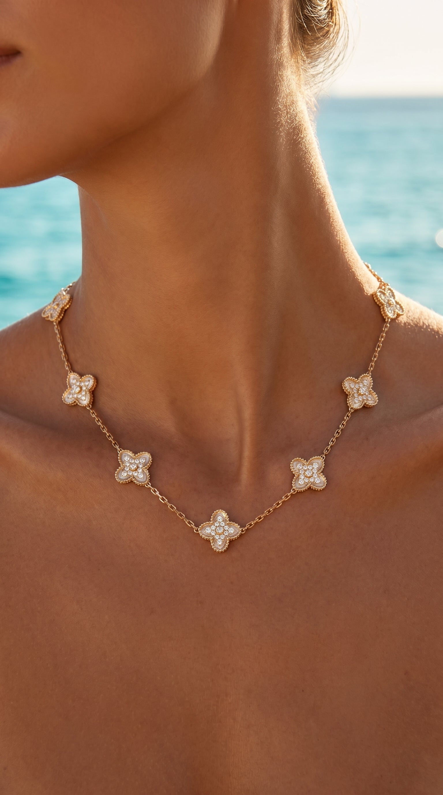 Collier "Victoria" – Raffiné, Lumineux & Intemporel