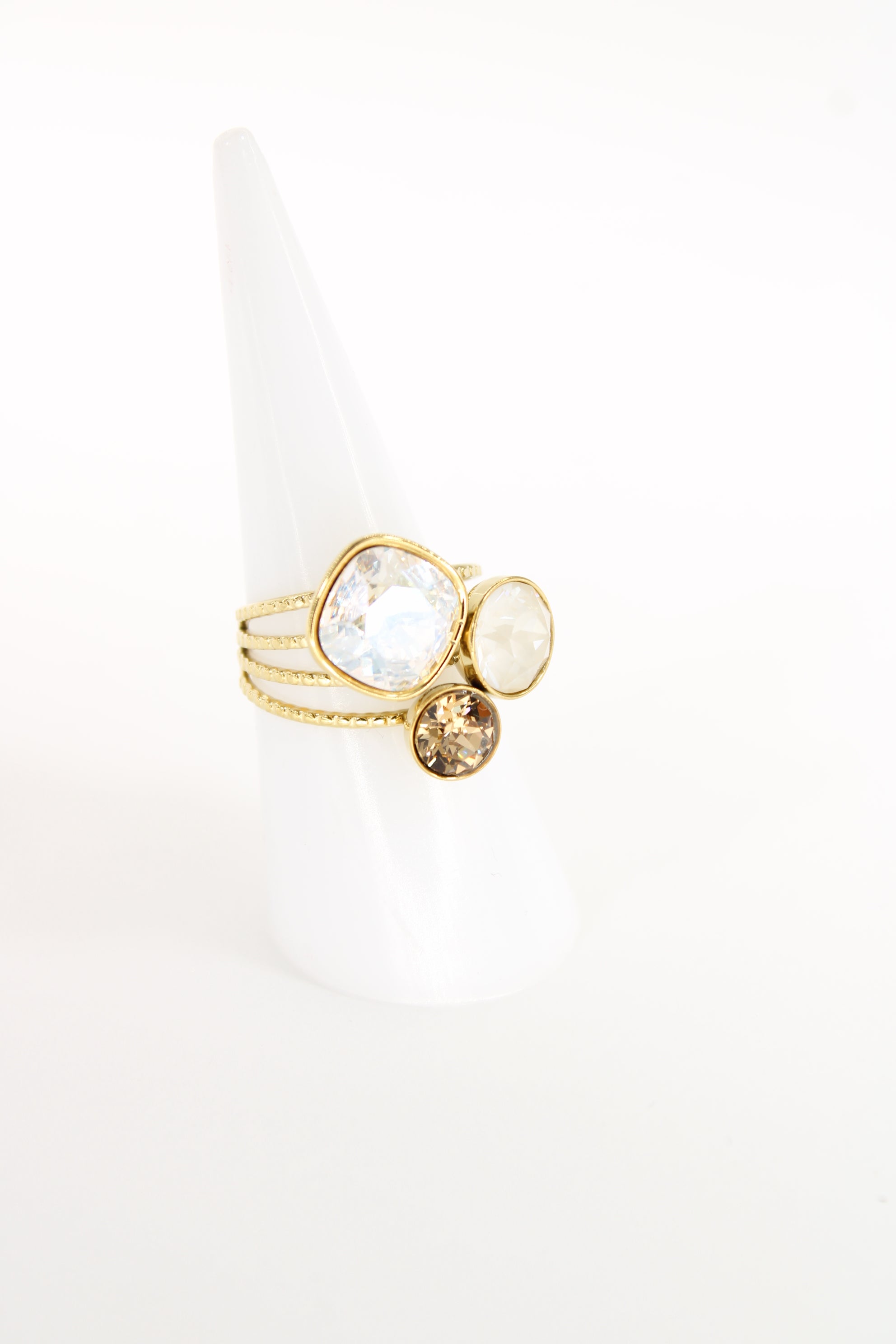 Bague thais - cristaux Swarosvki (création)