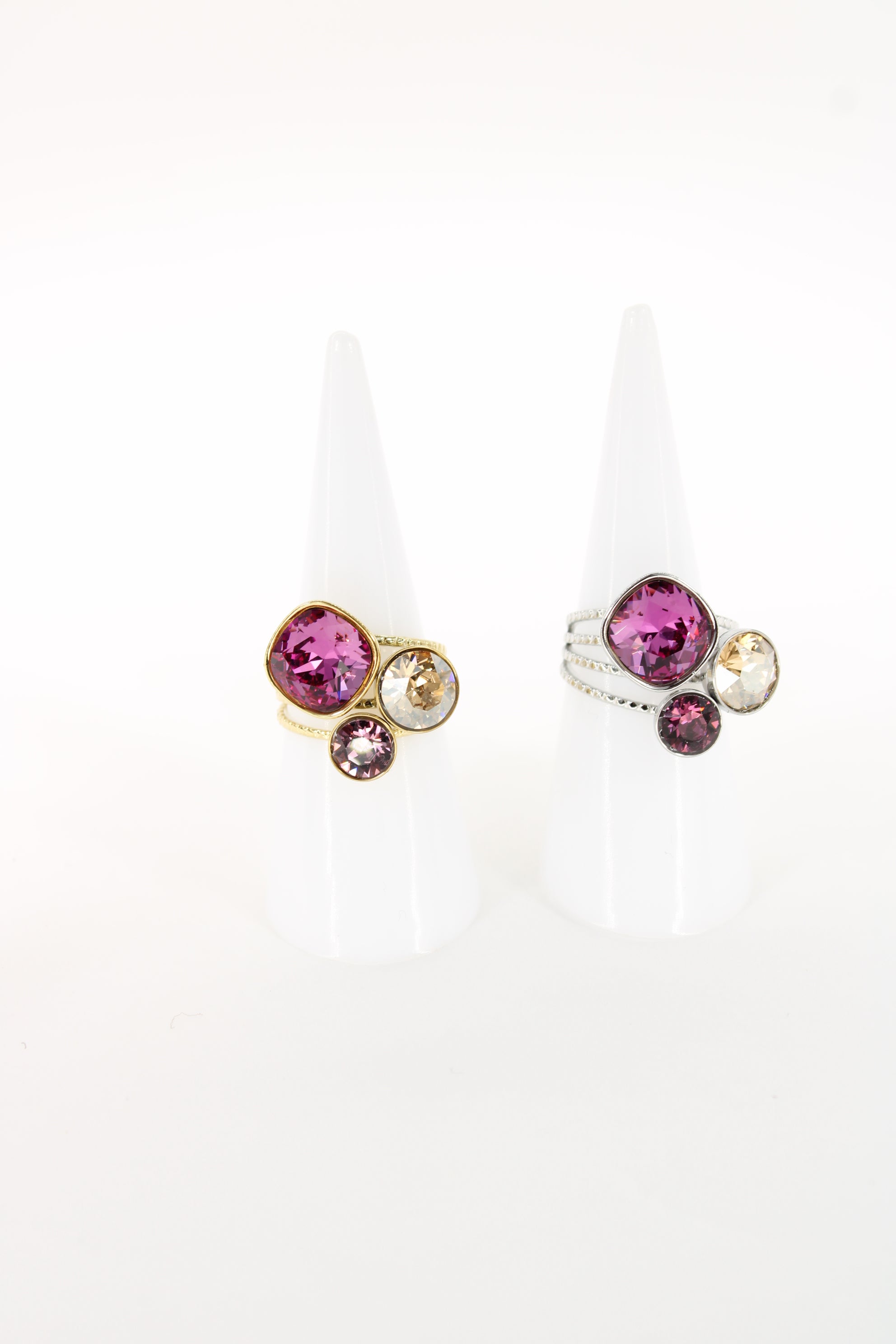 Bague Thaïs – Cristaux Swarovski (création)