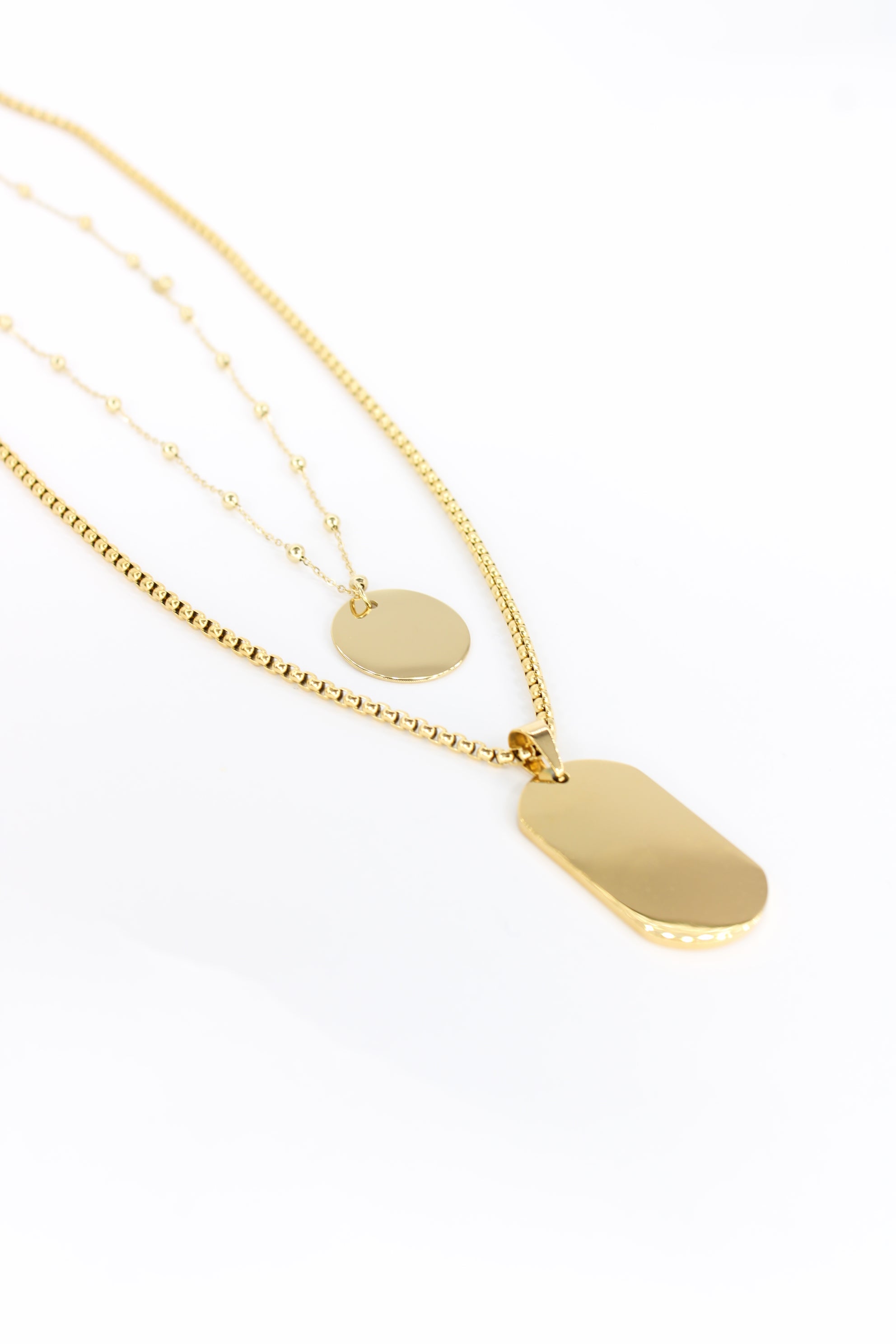 ✨Duo de Colliers Personnalisés – Collier homme & collier femme en acier inoxydable