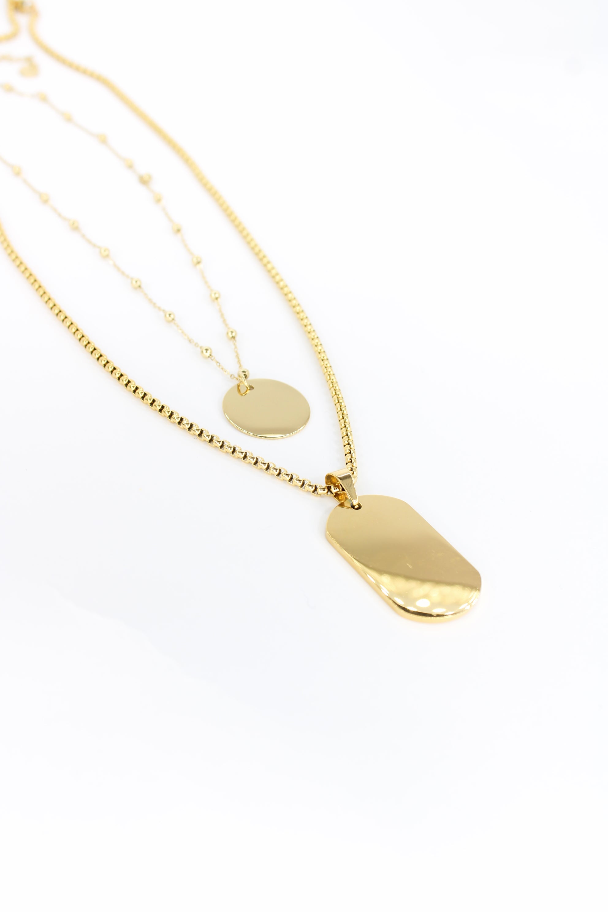 ✨Duo de Colliers Personnalisés – Collier homme & collier femme en acier inoxydable