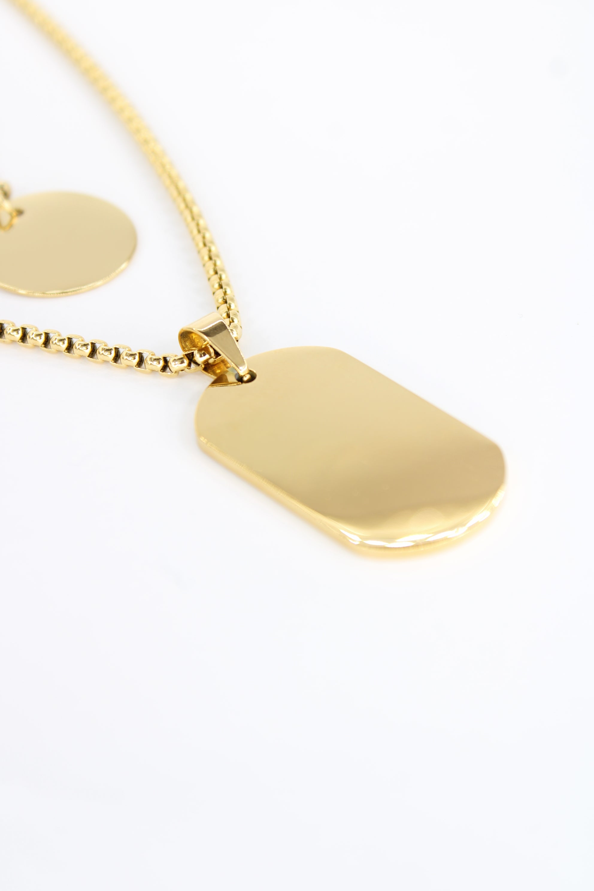 ✨Duo de Colliers Personnalisés – Collier homme & collier femme en acier inoxydable