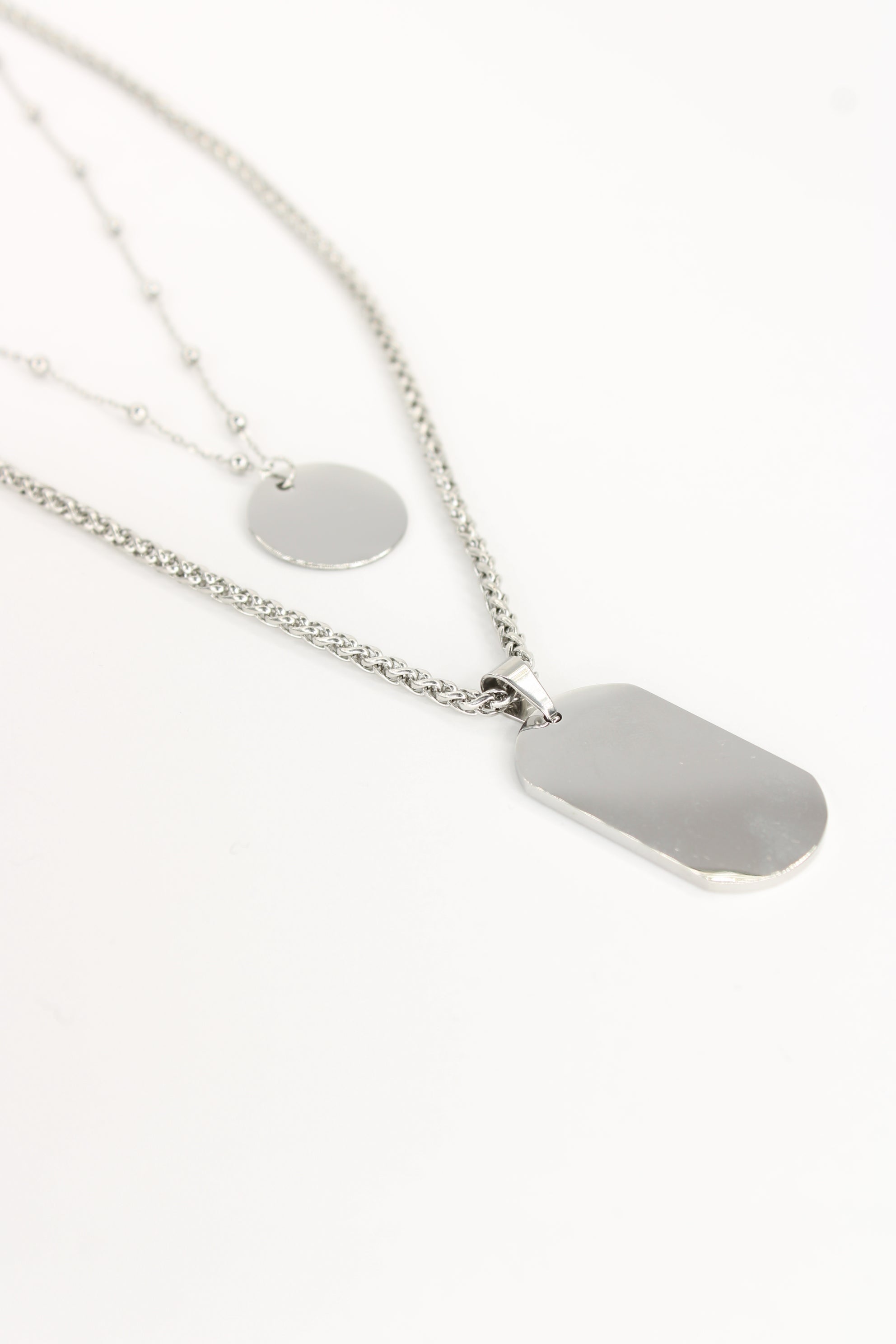 ✨Duo de Colliers Personnalisés – Collier homme & collier femme en acier inoxydable