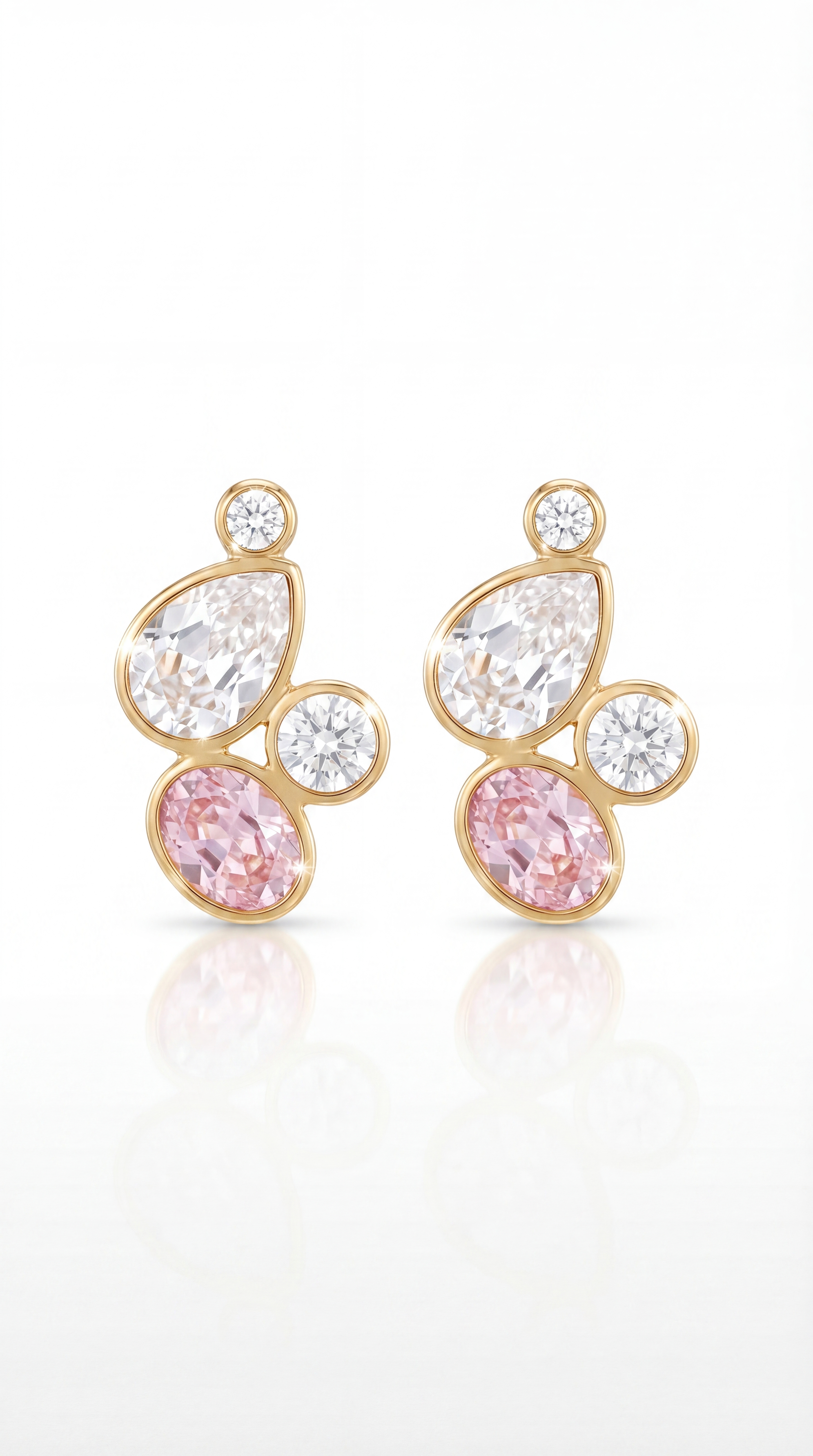 ✨ Boucles d’oreilles Rosanna – Éclat romantique & harmonie précieuse