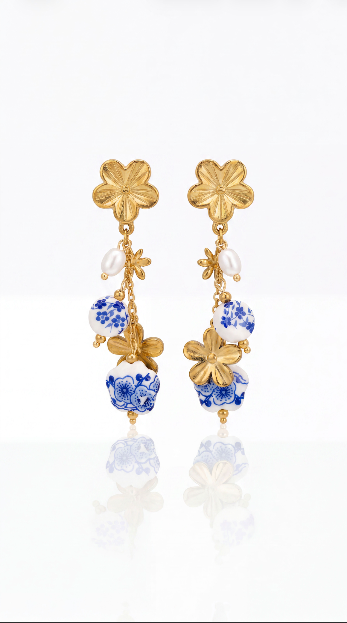 Boucles d'oreilles Mykonos 💙