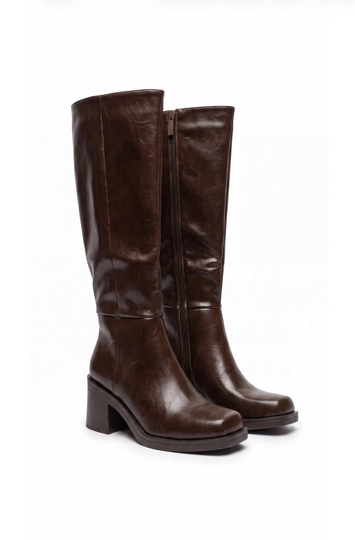 ✨ Bottes Hautes "Chiara" - Marron