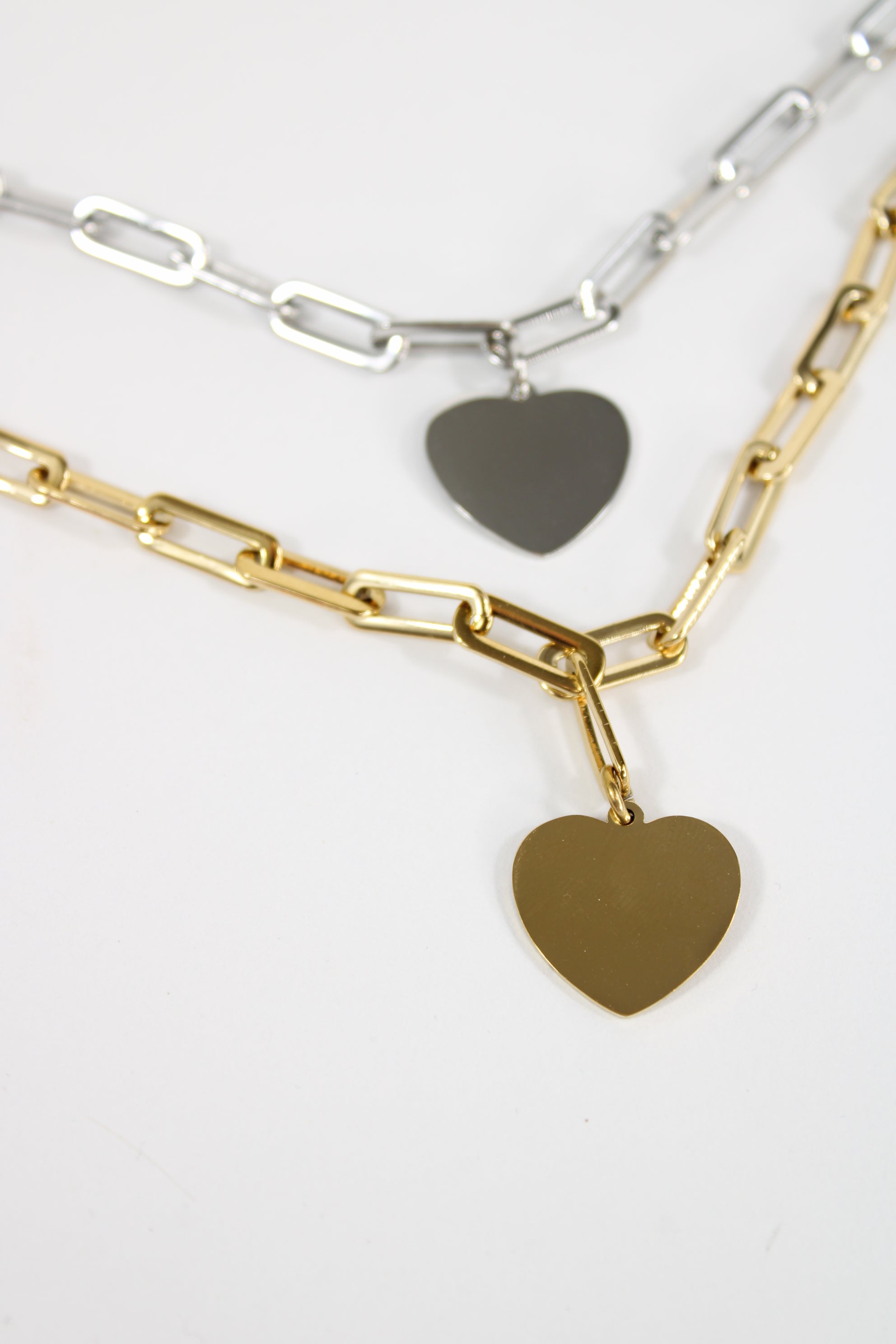 Collier Coeur Gravure