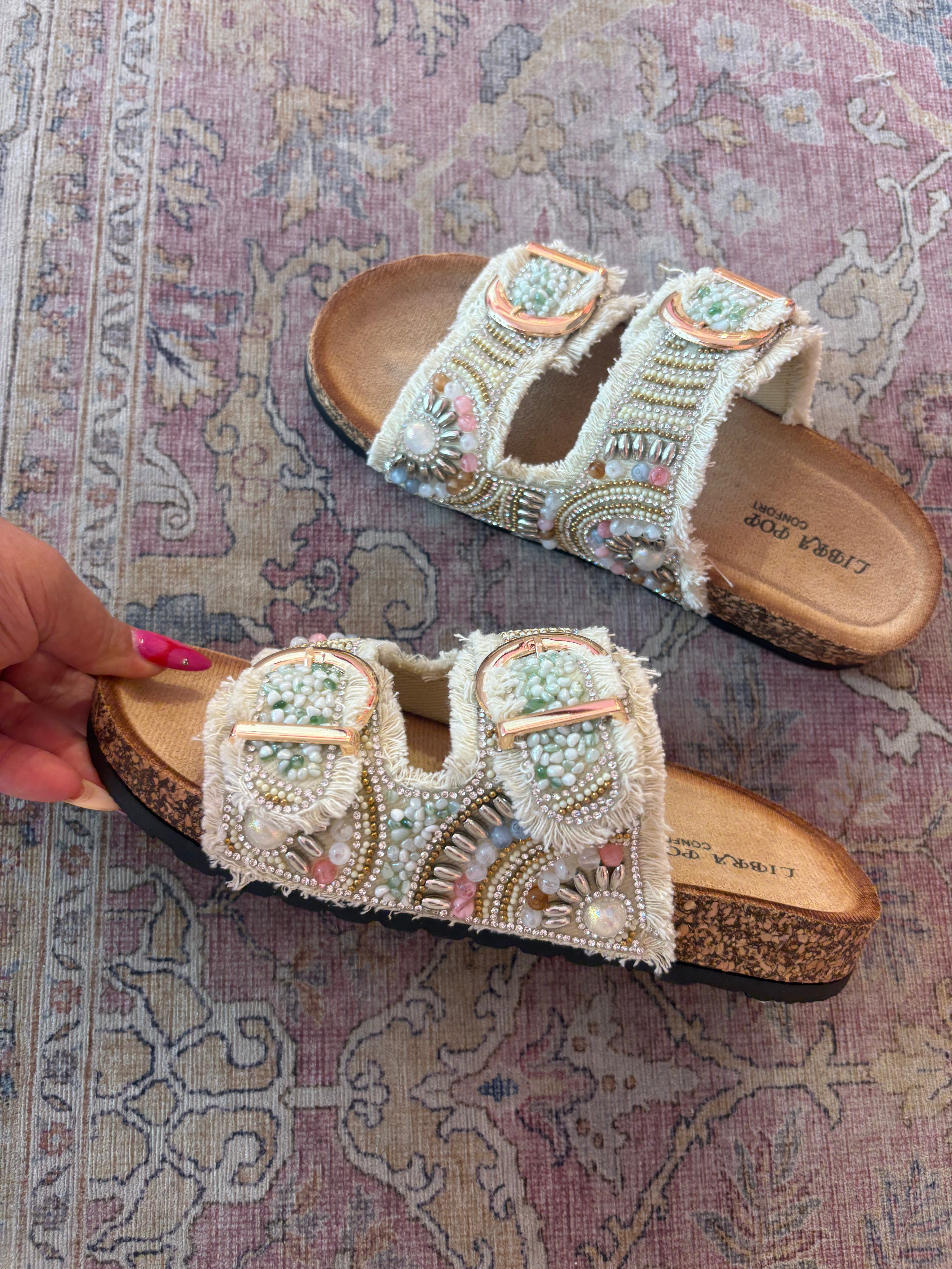 Claquette beige