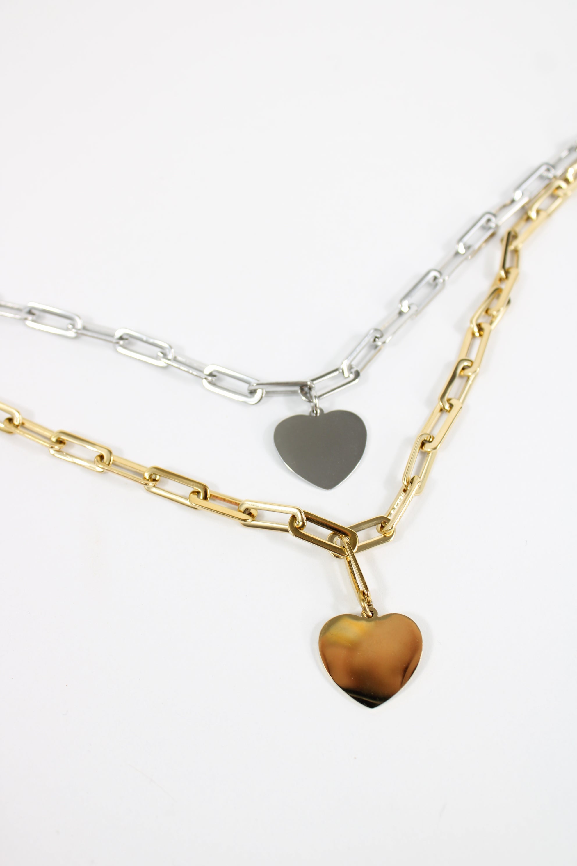 Collier Coeur Gravure
